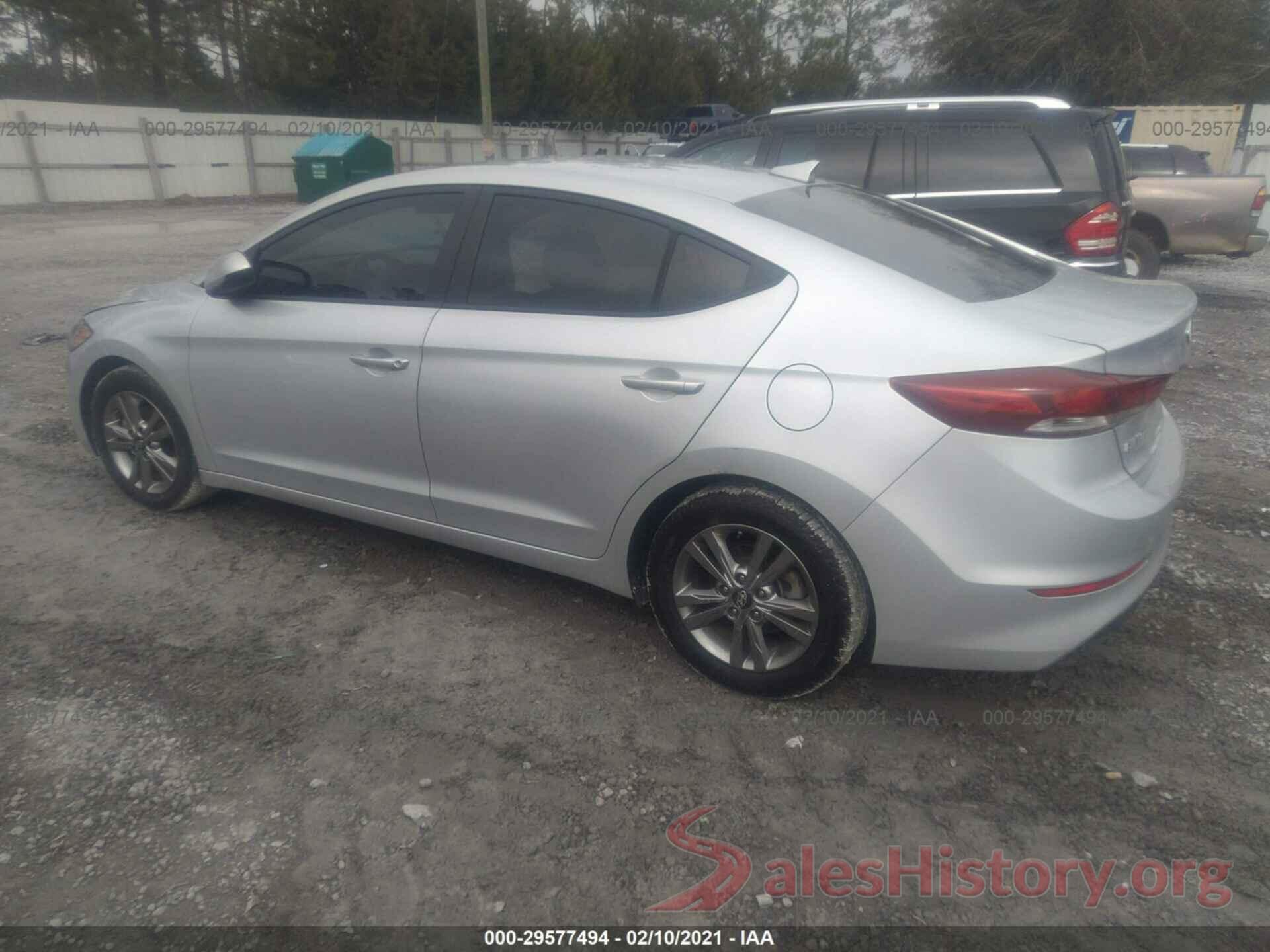 KMHD84LF1JU610593 2018 HYUNDAI ELANTRA