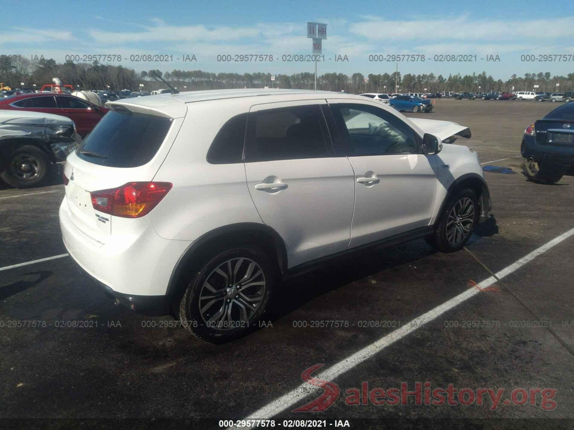 JA4AP3AU9GZ023070 2016 MITSUBISHI OUTLANDER SPORT