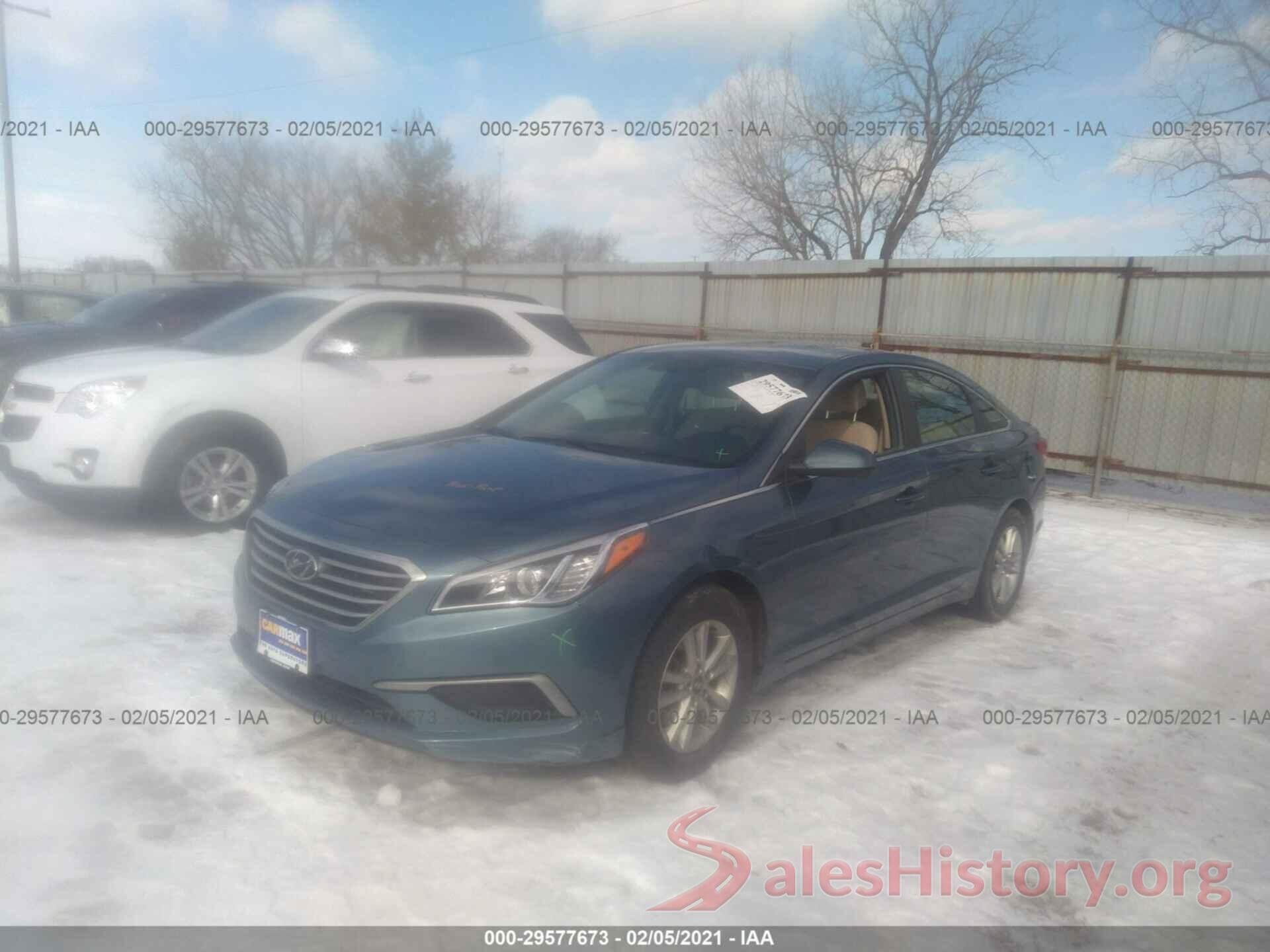 5NPE24AF0HH570184 2017 HYUNDAI SONATA