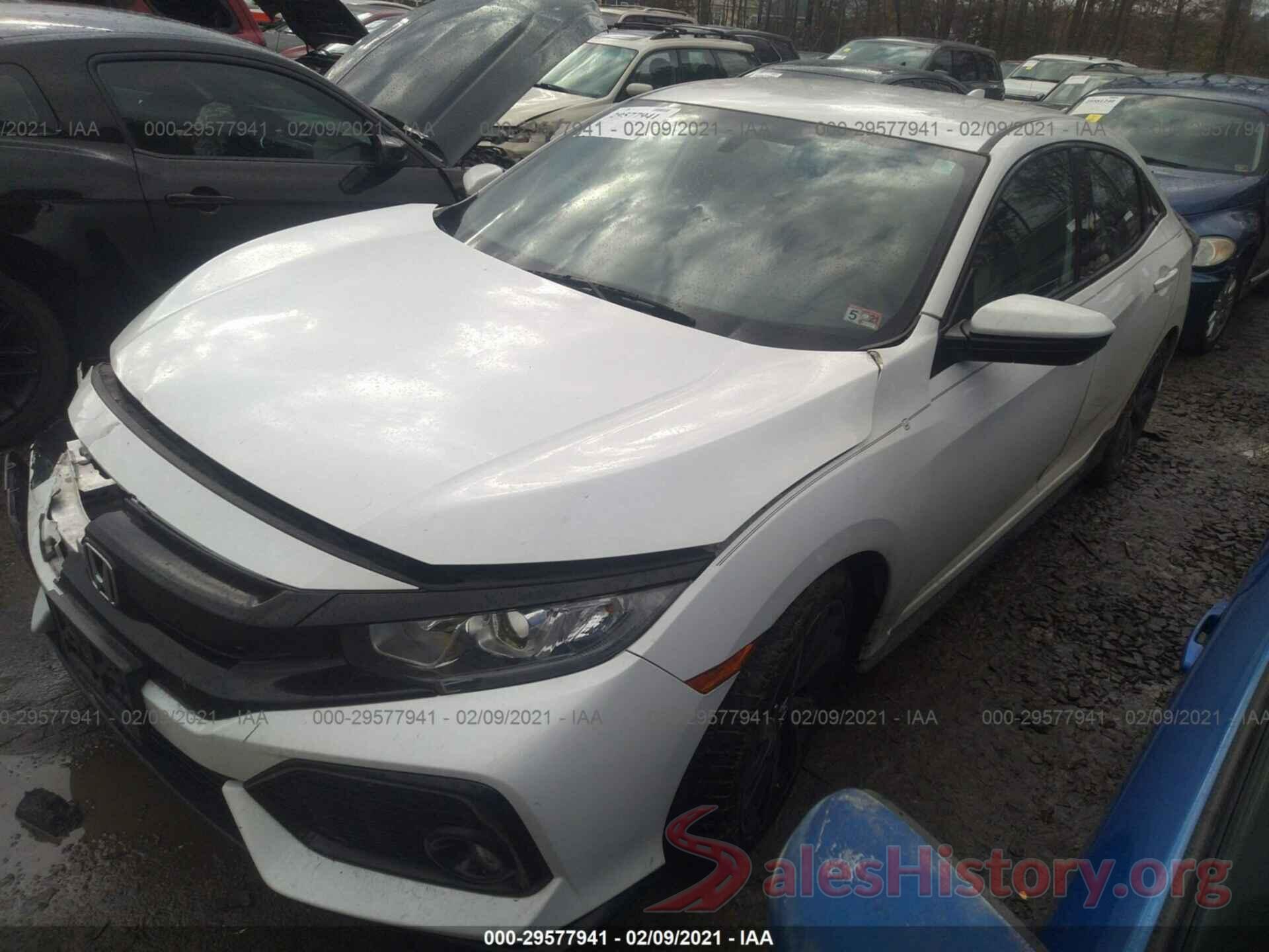 SHHFK7G48HU233982 2017 HONDA CIVIC HATCHBACK