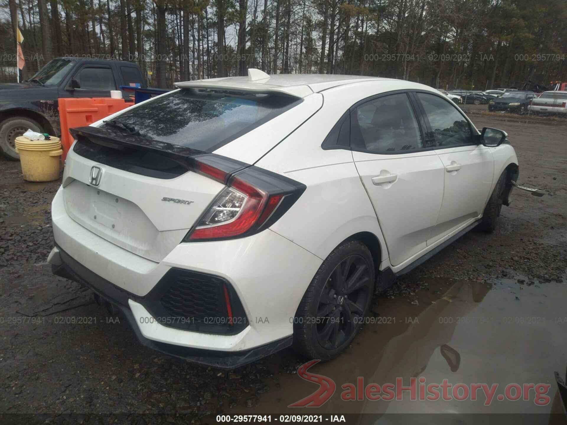 SHHFK7G48HU233982 2017 HONDA CIVIC HATCHBACK