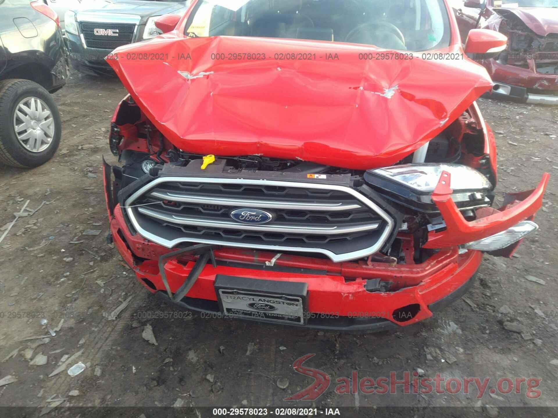 MAJ3S2GE1KC305938 2019 FORD ECOSPORT