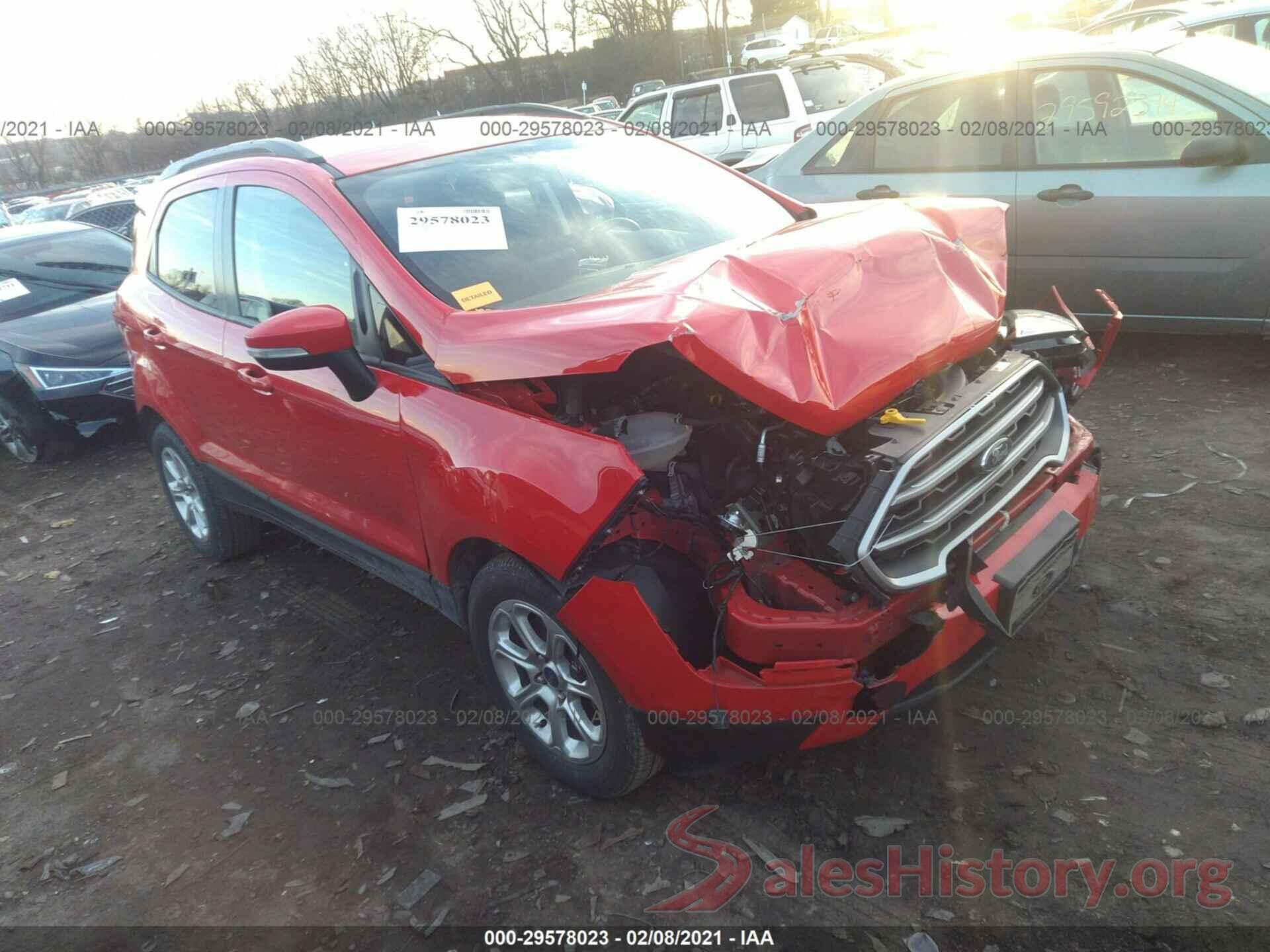 MAJ3S2GE1KC305938 2019 FORD ECOSPORT