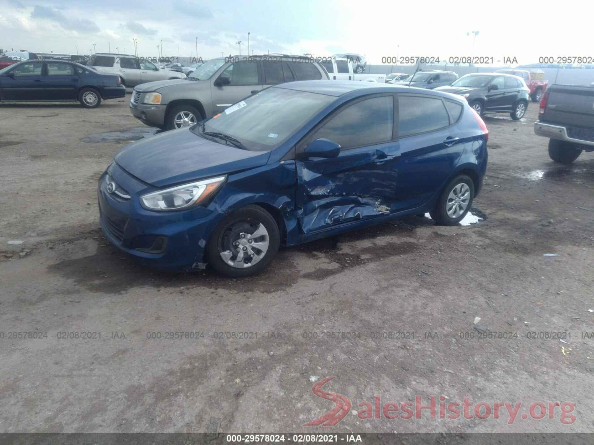 KMHCT5AE6HU341950 2017 HYUNDAI ACCENT