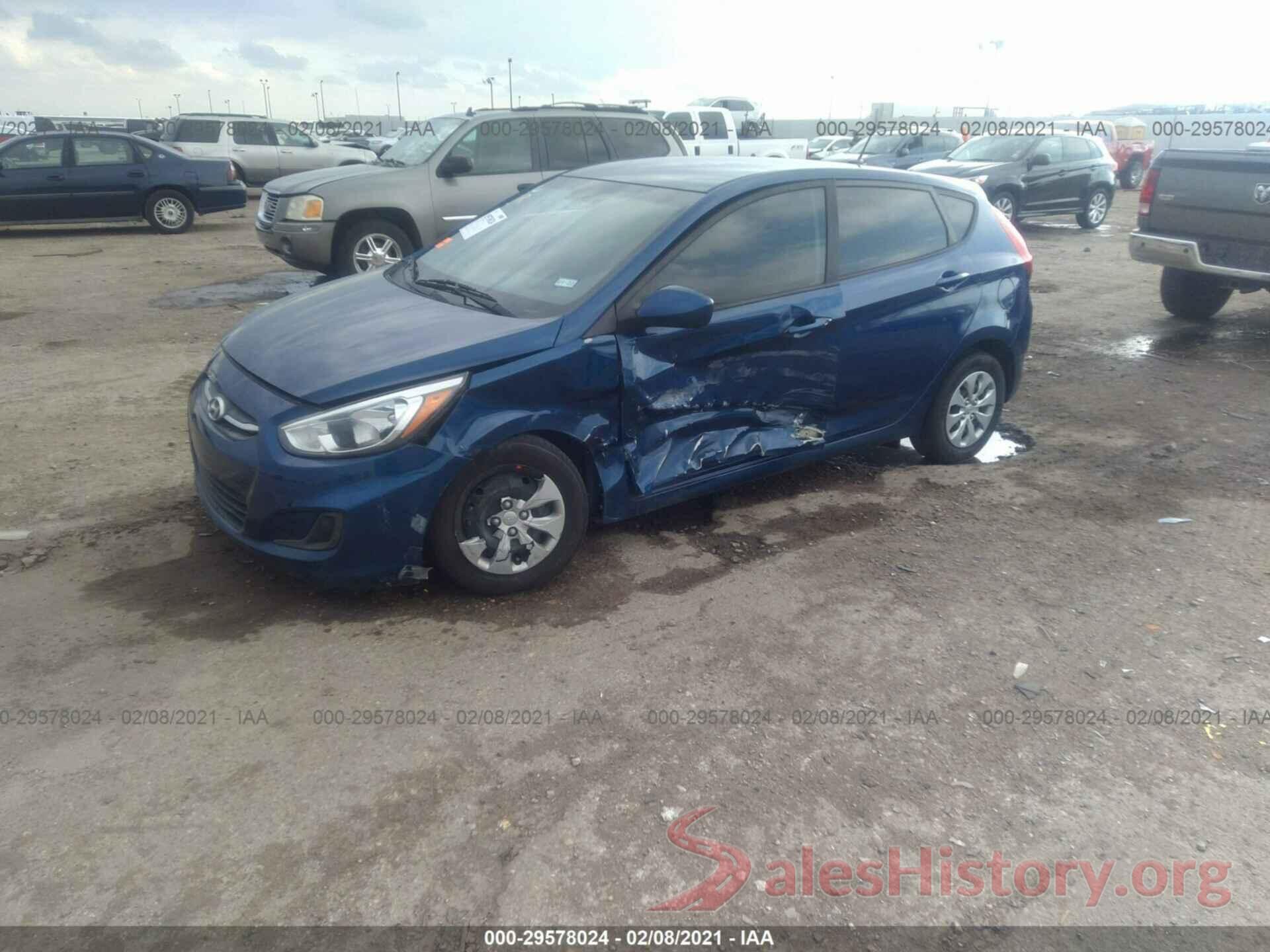 KMHCT5AE6HU341950 2017 HYUNDAI ACCENT