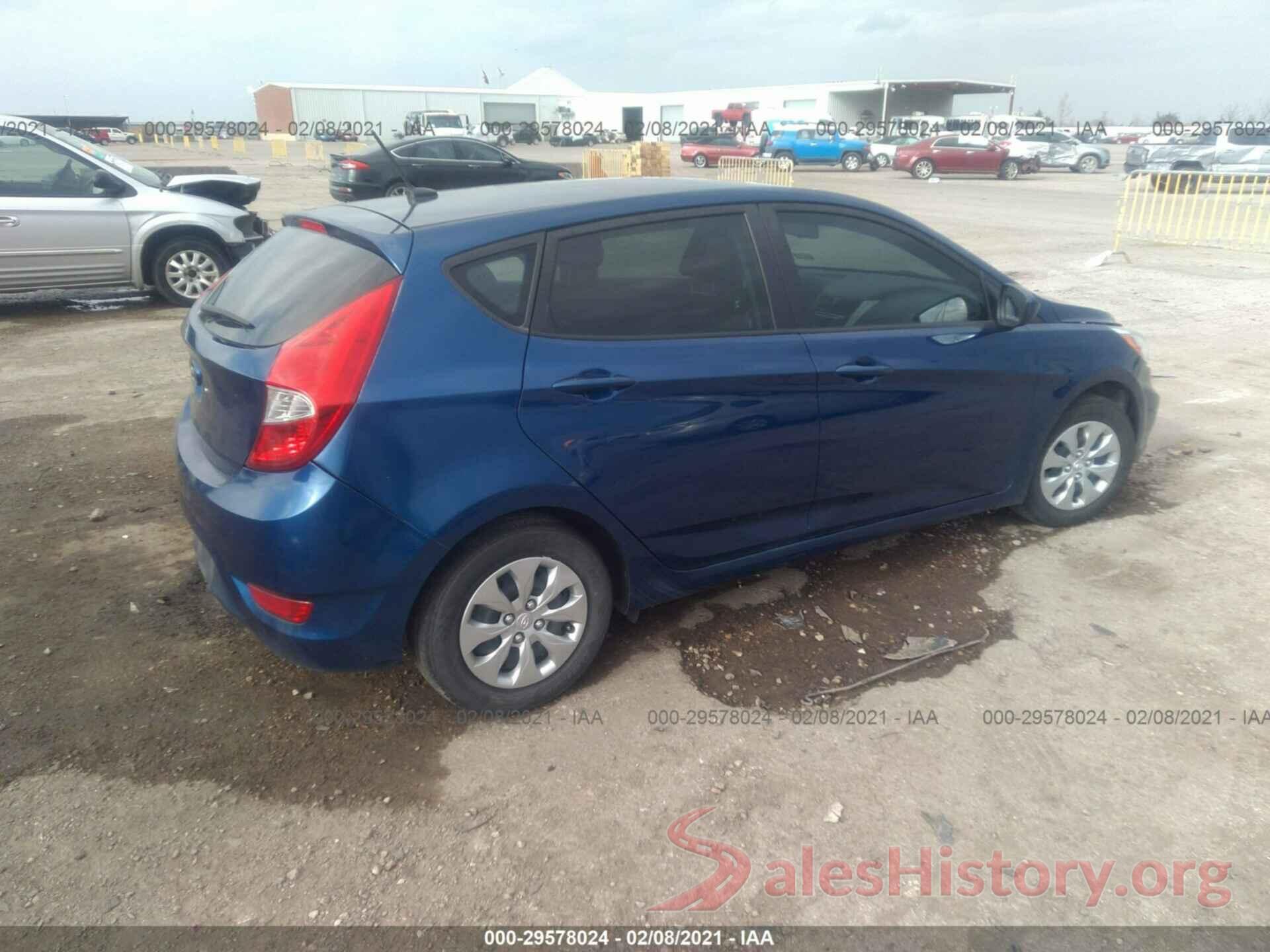 KMHCT5AE6HU341950 2017 HYUNDAI ACCENT