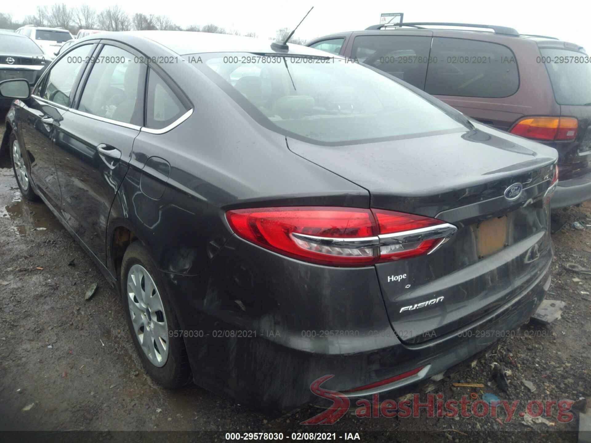 3FA6P0G75KR111953 2019 FORD FUSION