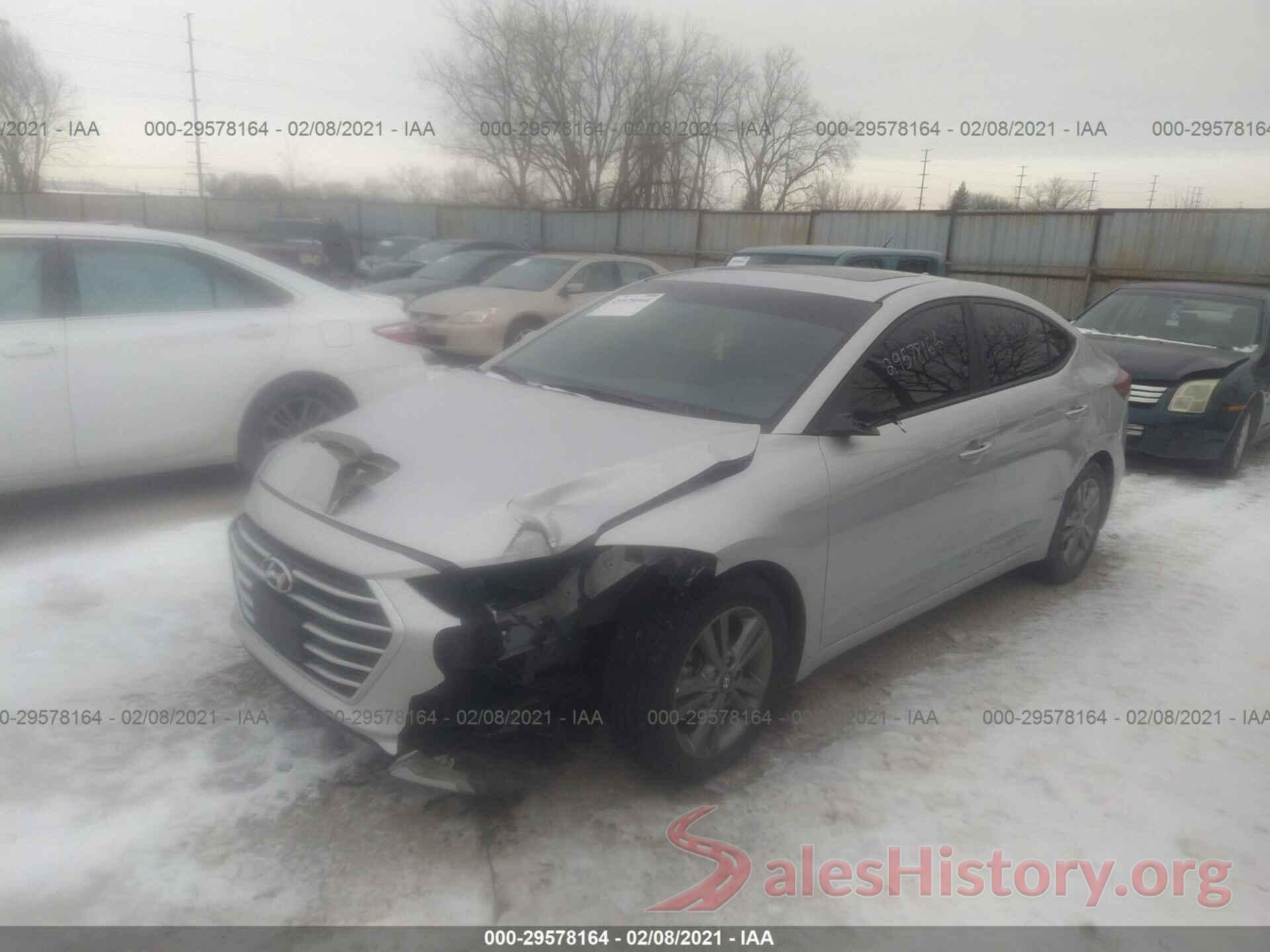 5NPD84LF4JH259449 2018 HYUNDAI ELANTRA