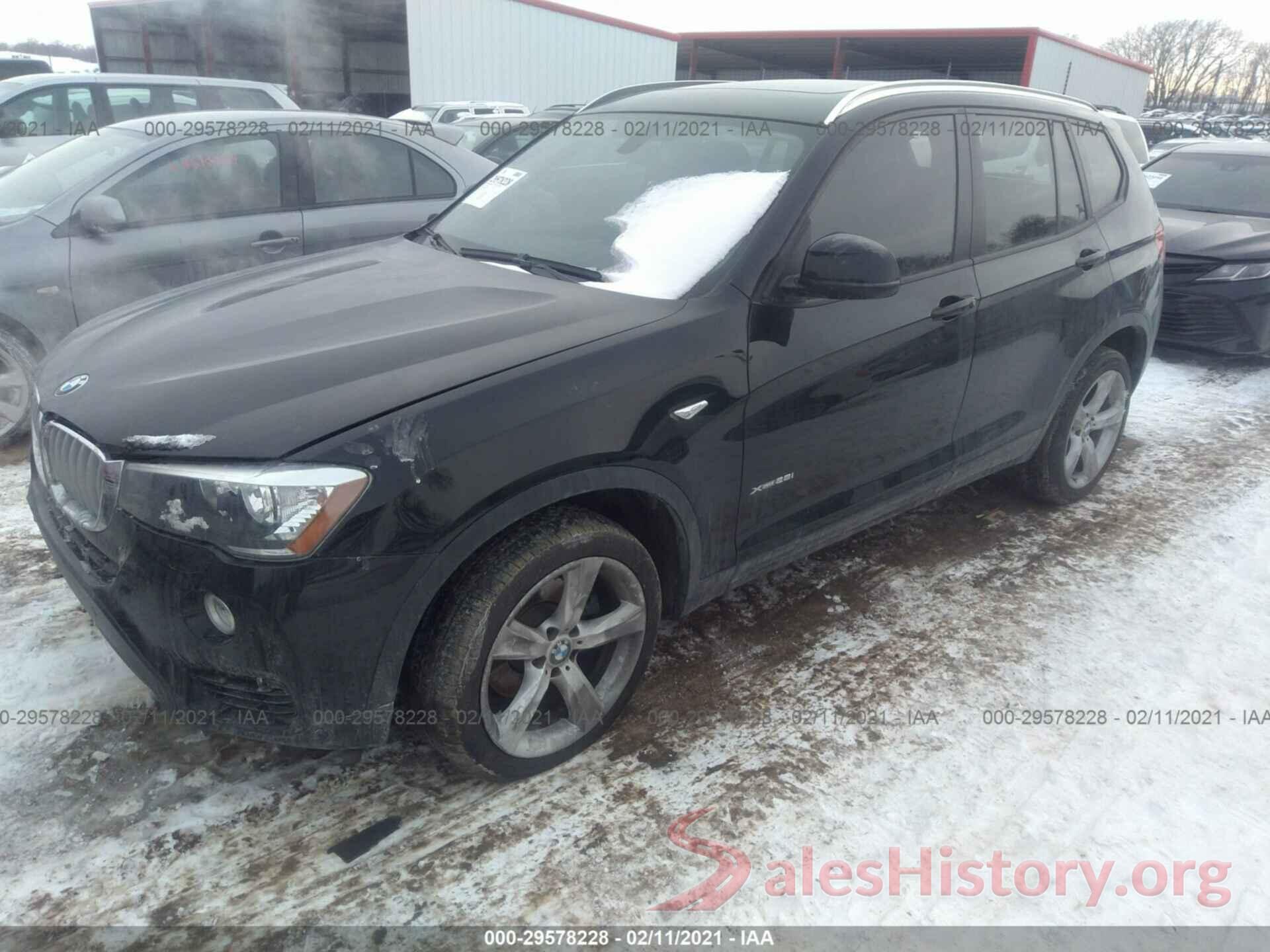 5UXWX9C30H0W71209 2017 BMW X3