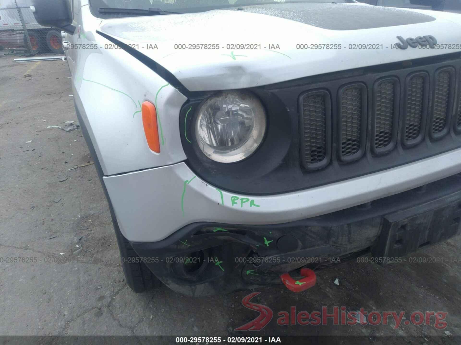 ZACCJBCT0GPD87634 2016 JEEP RENEGADE