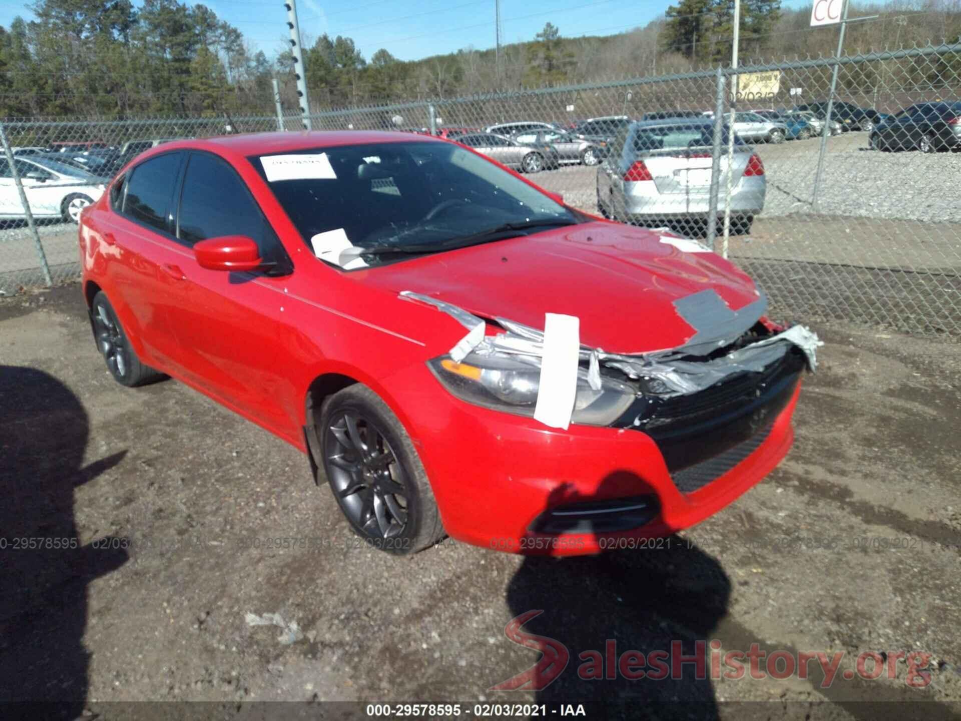 1C3CDFAA1GD736576 2016 DODGE DART