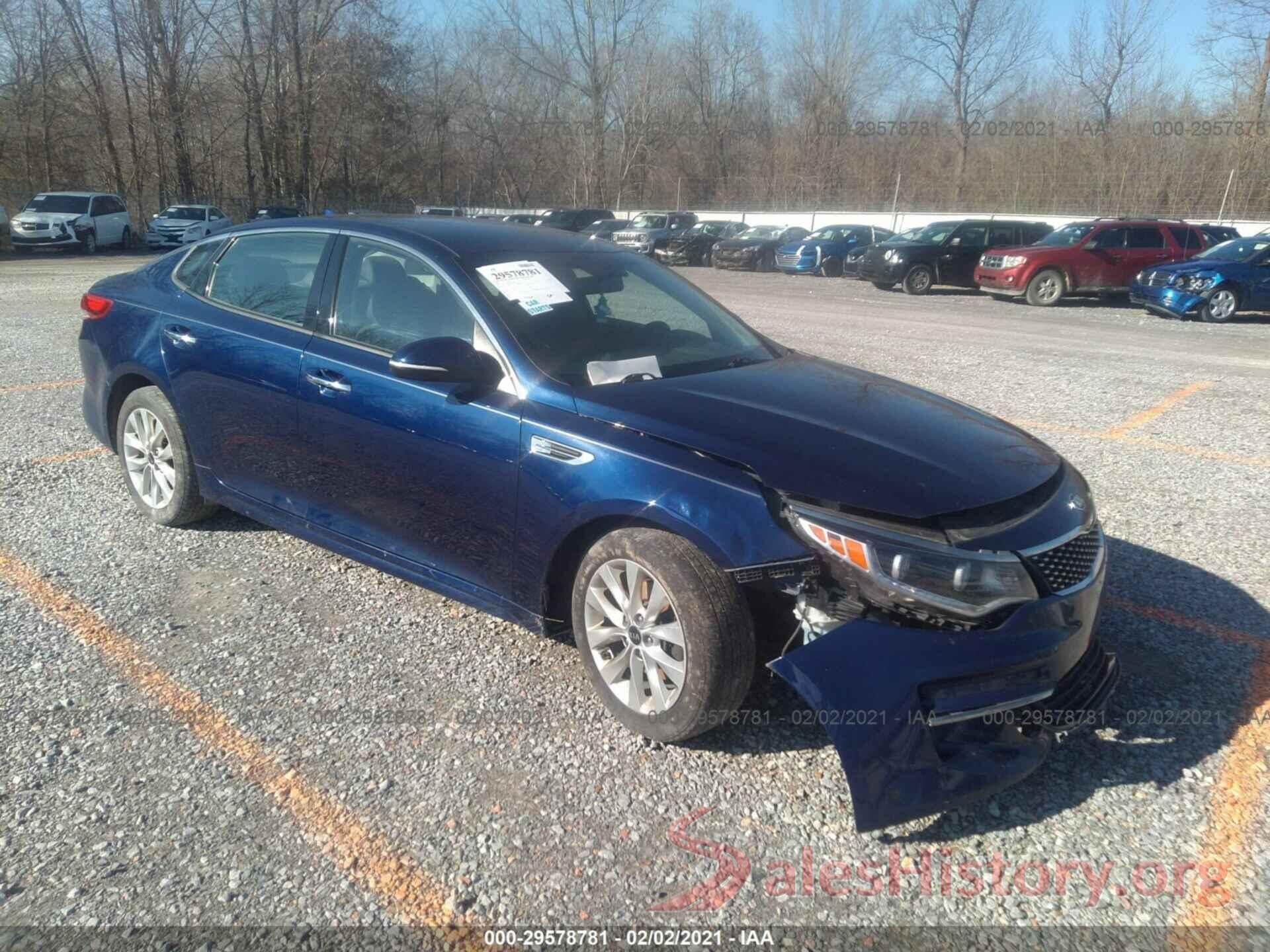 5XXGU4L38GG101702 2016 KIA OPTIMA