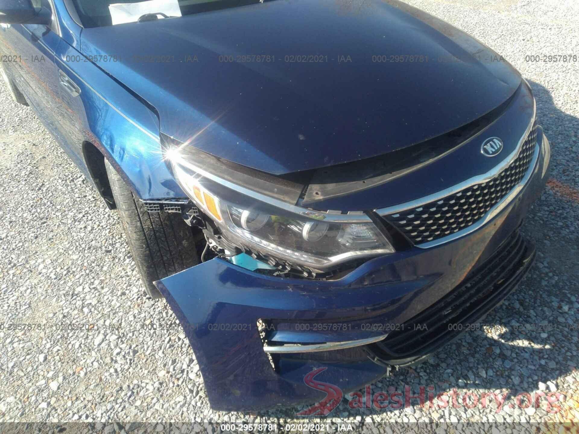 5XXGU4L38GG101702 2016 KIA OPTIMA