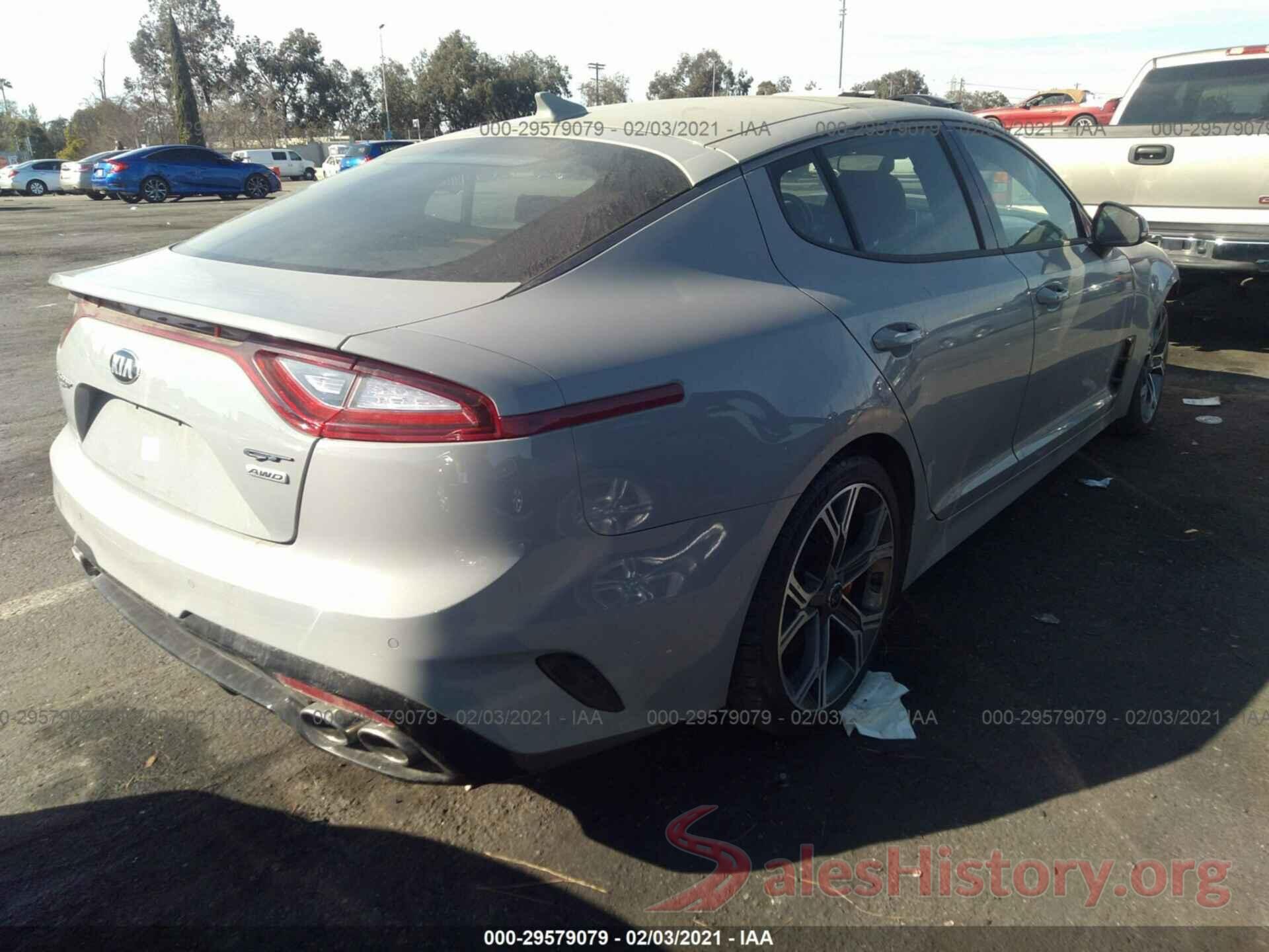 KNAE45LC9K6045688 2019 KIA STINGER