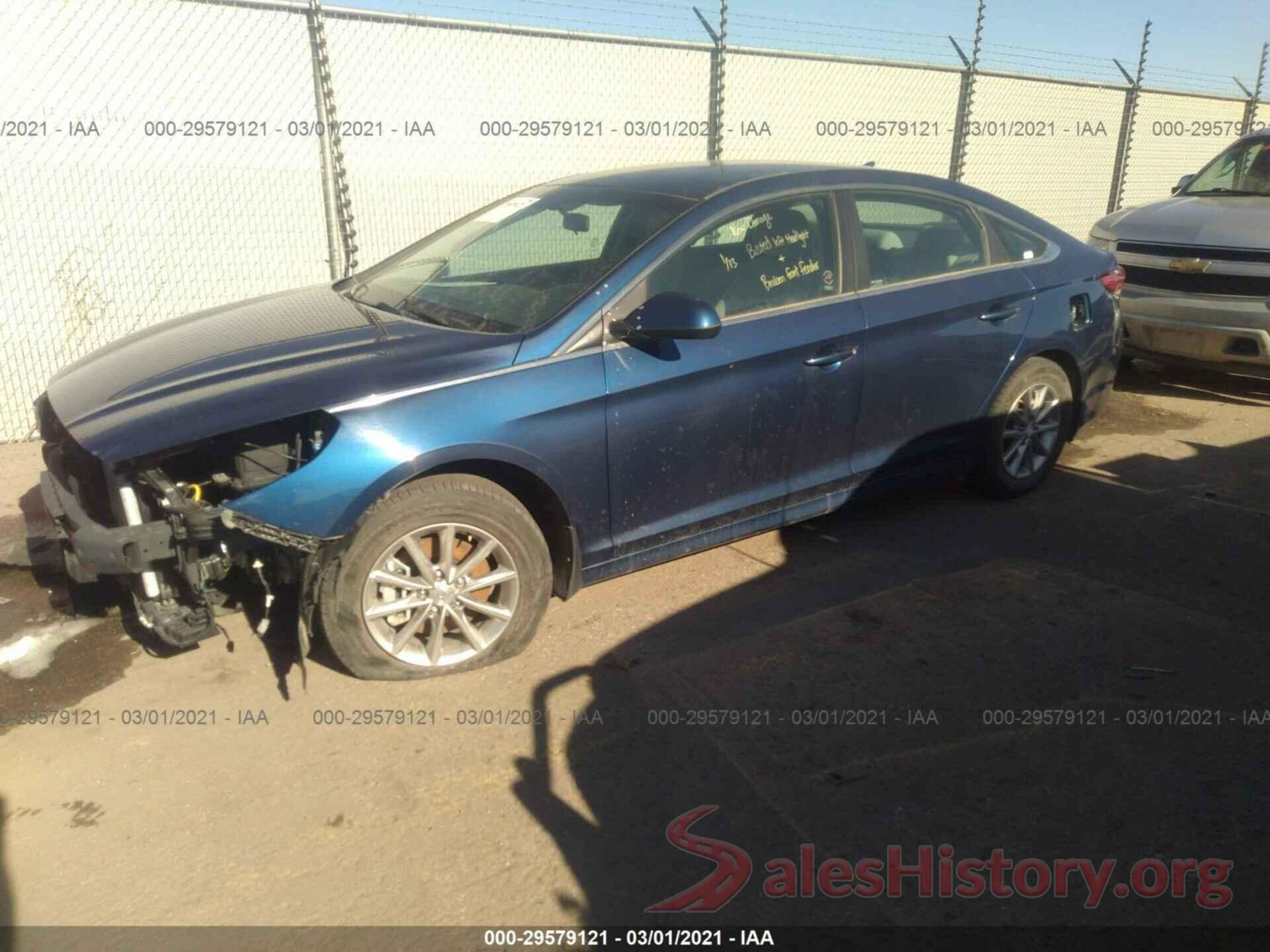 5NPE24AFXKH807867 2019 HYUNDAI SONATA