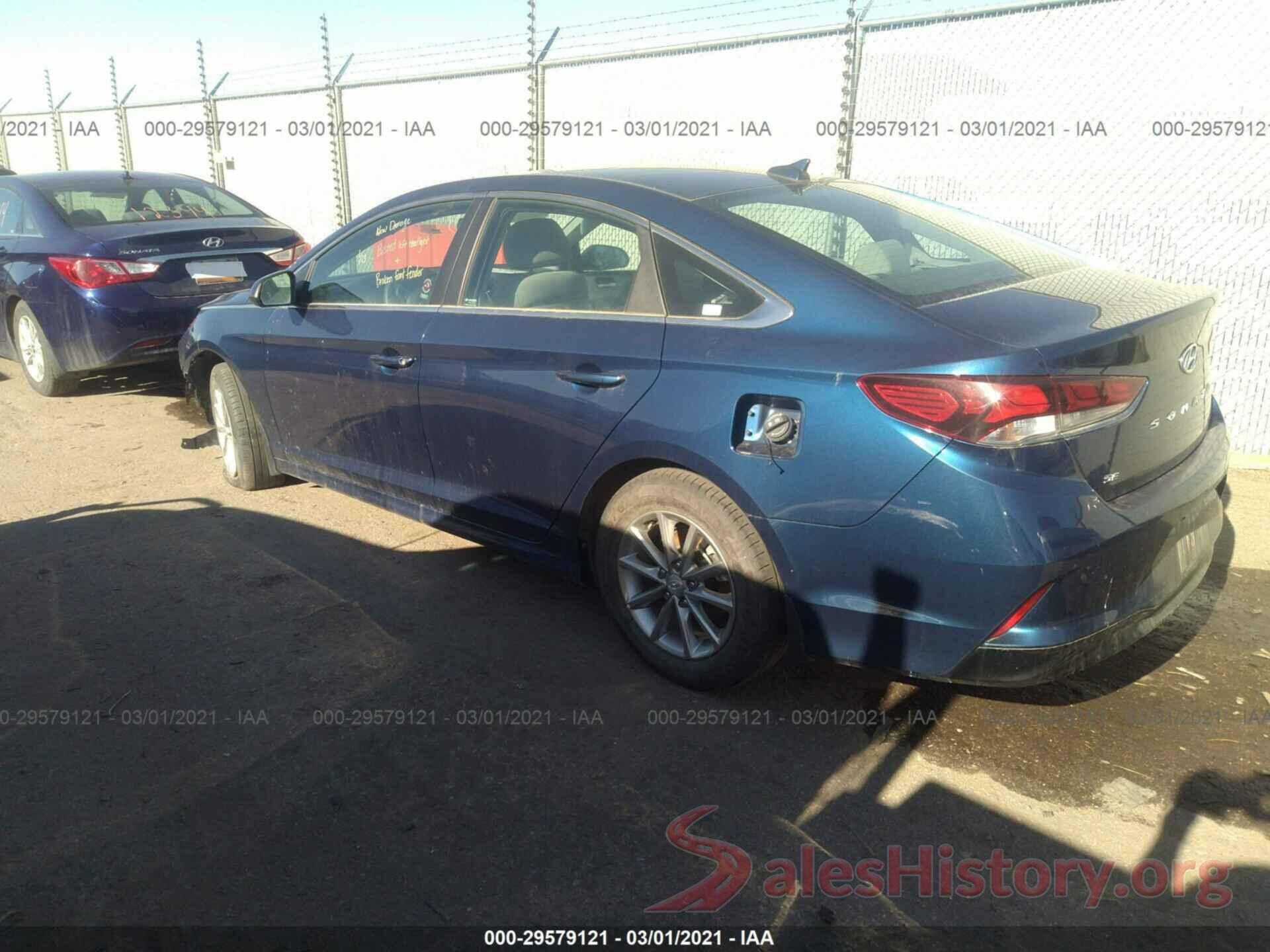 5NPE24AFXKH807867 2019 HYUNDAI SONATA