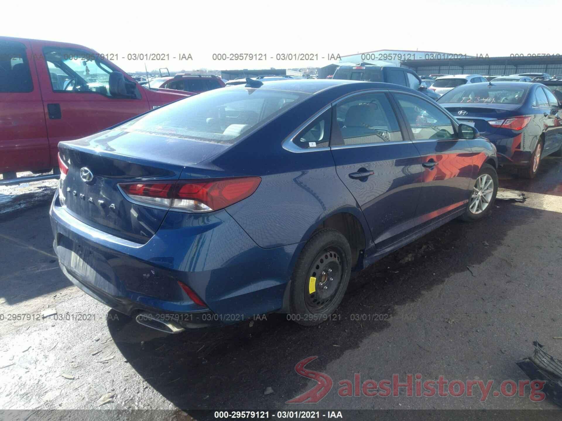 5NPE24AFXKH807867 2019 HYUNDAI SONATA