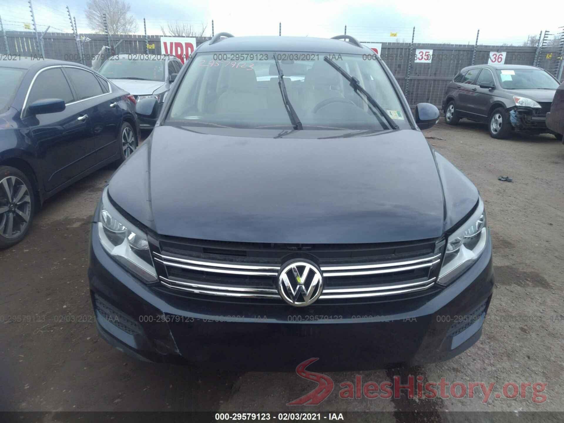 WVGBV7AX2GW534425 2016 VOLKSWAGEN TIGUAN