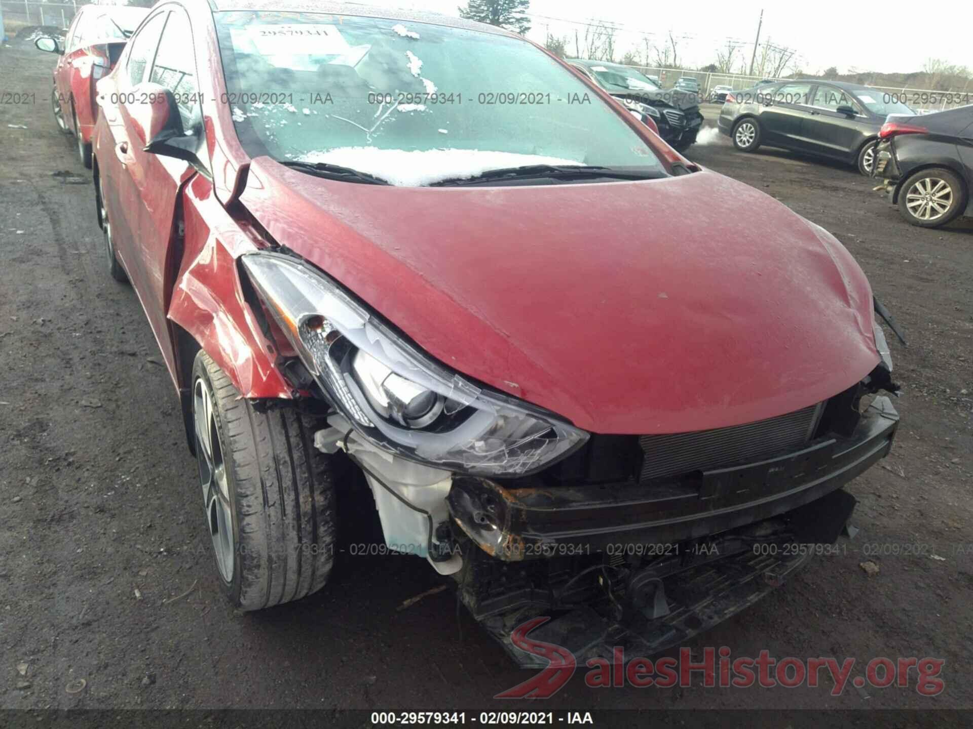 KMHDH4AH2GU650324 2016 HYUNDAI ELANTRA