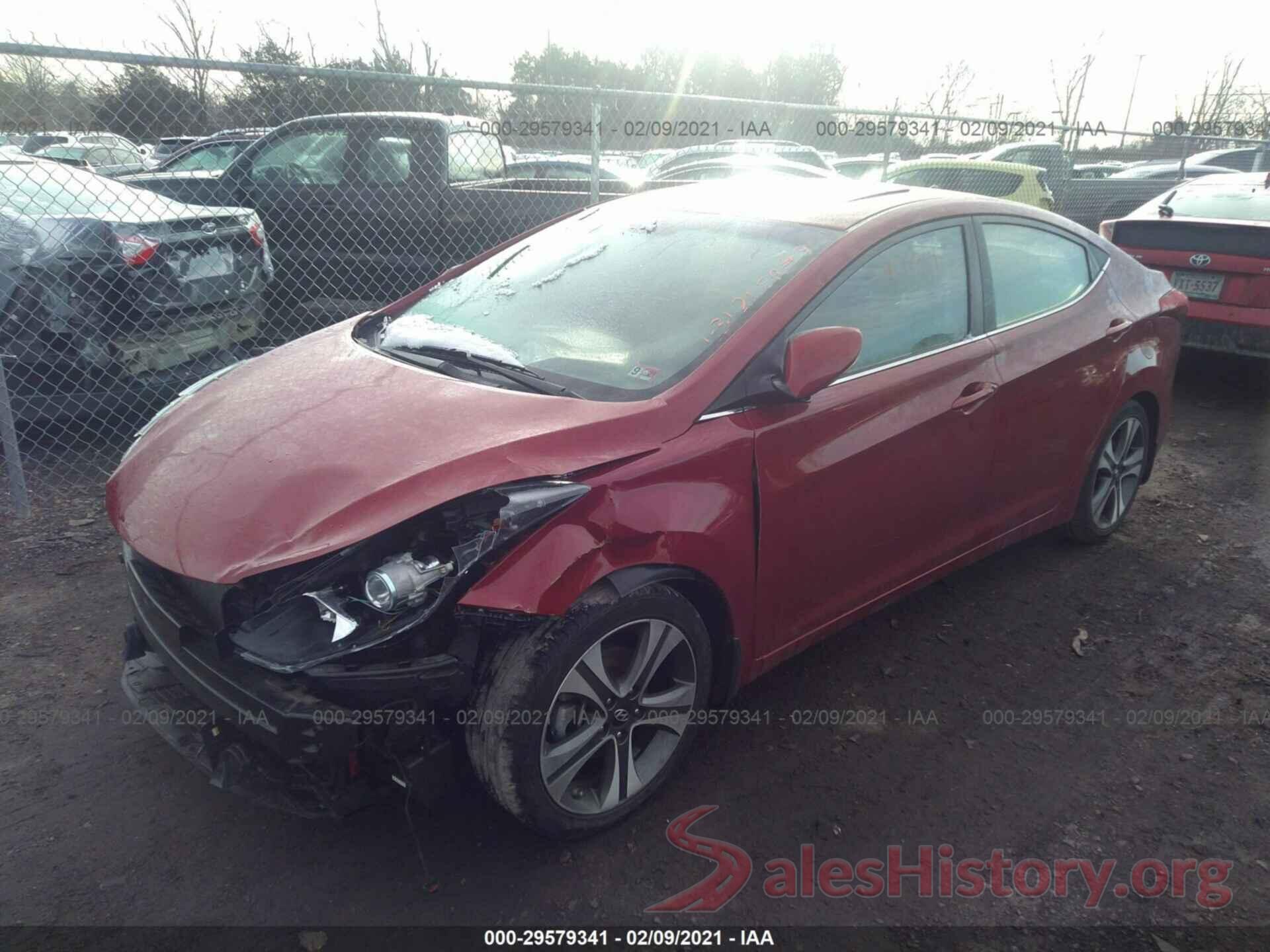 KMHDH4AH2GU650324 2016 HYUNDAI ELANTRA