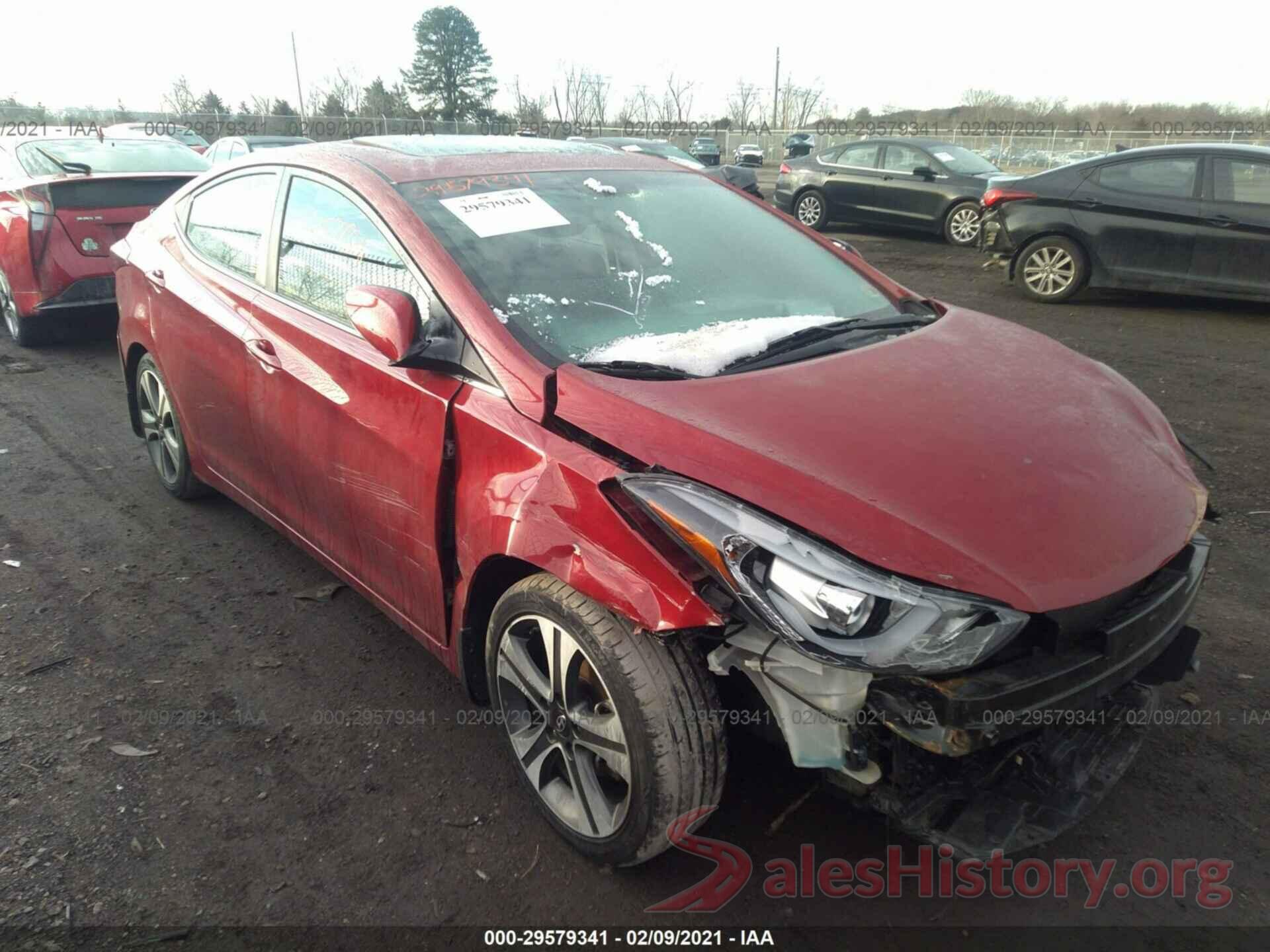 KMHDH4AH2GU650324 2016 HYUNDAI ELANTRA