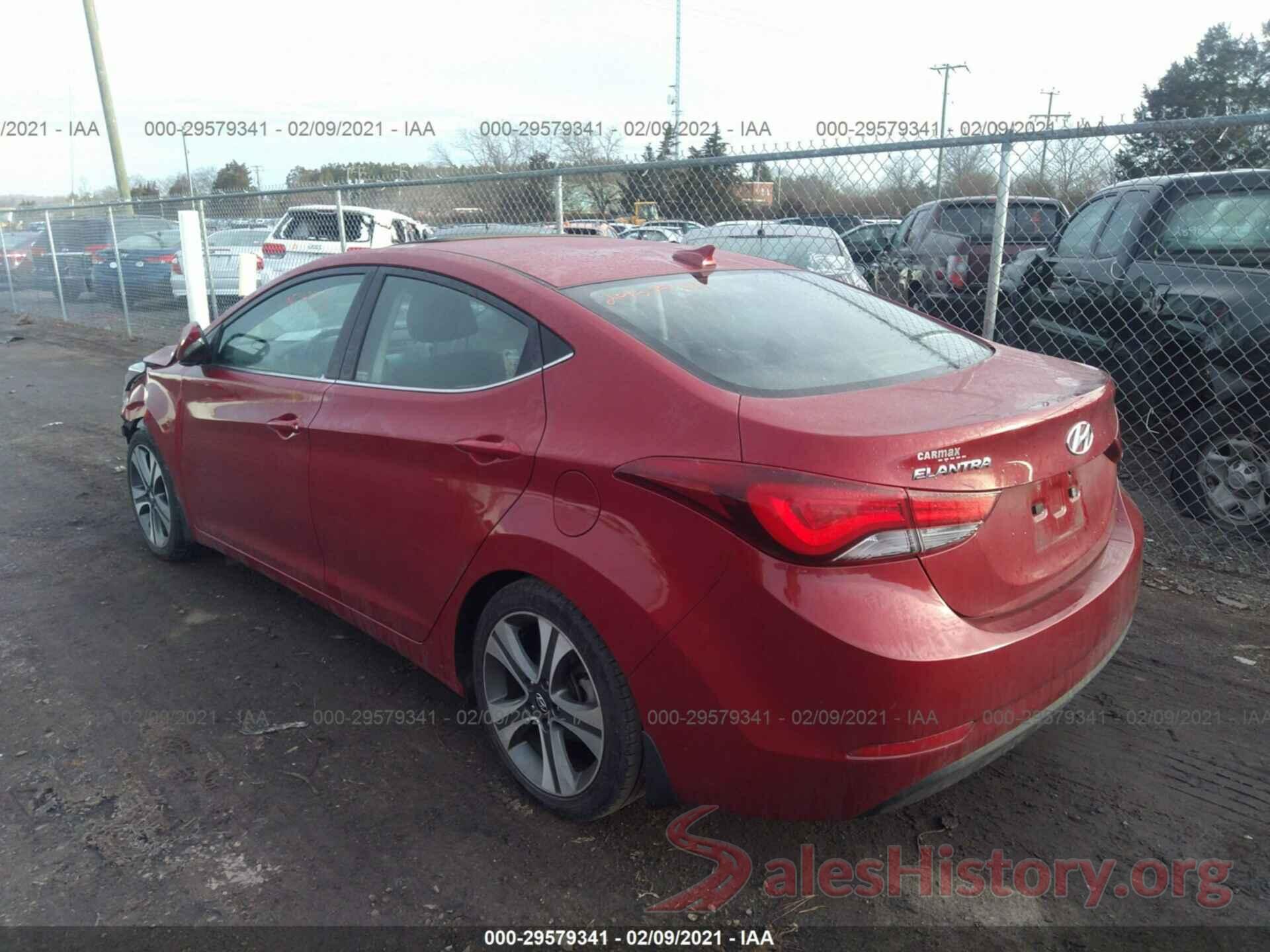 KMHDH4AH2GU650324 2016 HYUNDAI ELANTRA