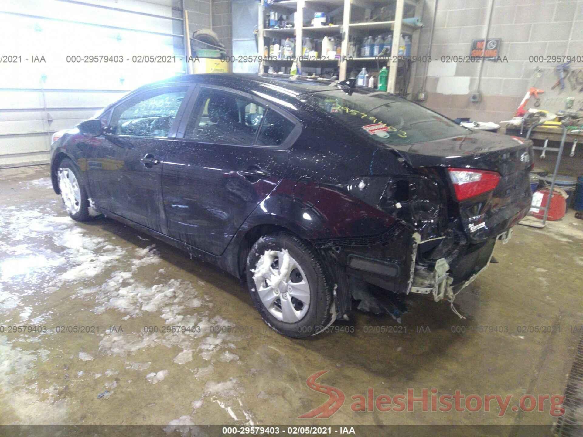 KNAFK4A63G5578859 2016 KIA FORTE