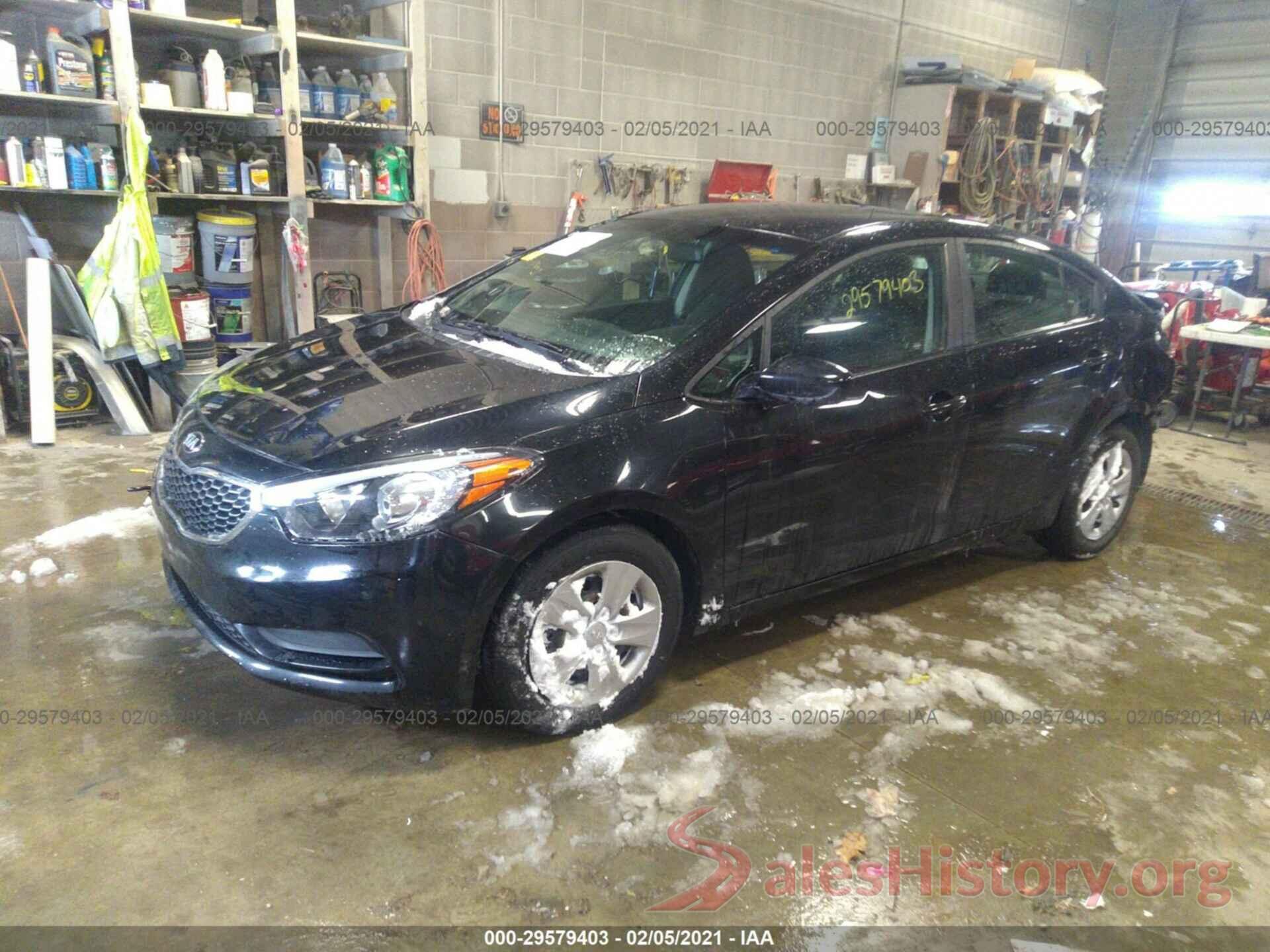 KNAFK4A63G5578859 2016 KIA FORTE