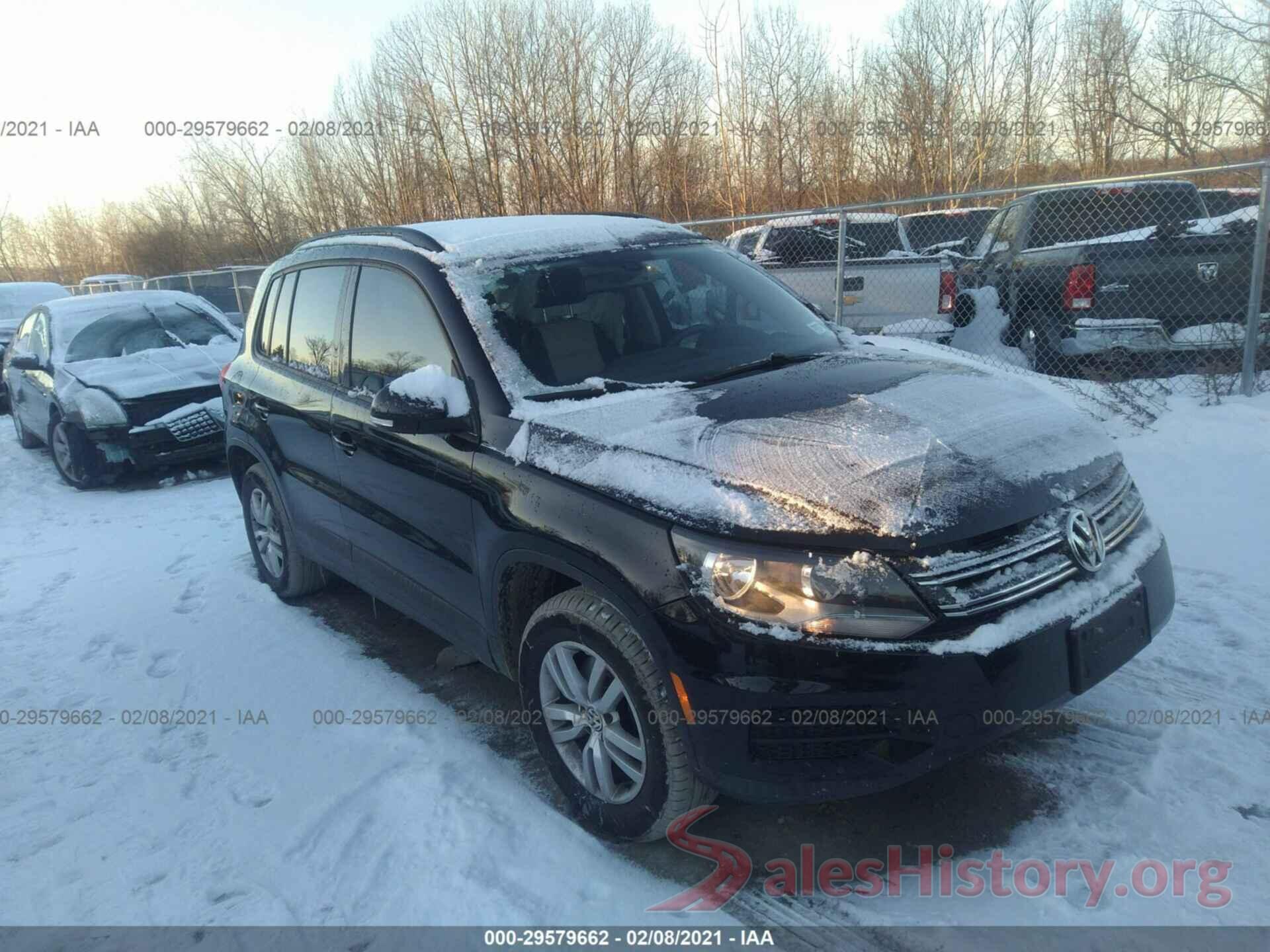 WVGBV7AX8GW032907 2016 VOLKSWAGEN TIGUAN