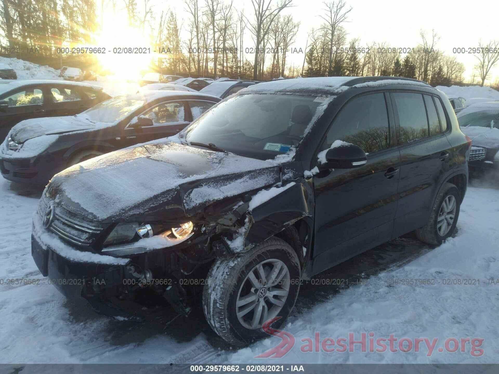 WVGBV7AX8GW032907 2016 VOLKSWAGEN TIGUAN