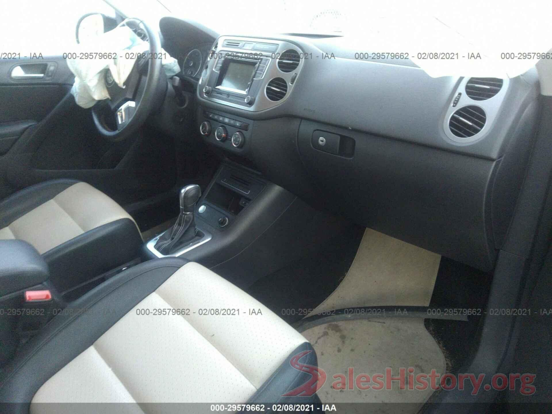 WVGBV7AX8GW032907 2016 VOLKSWAGEN TIGUAN