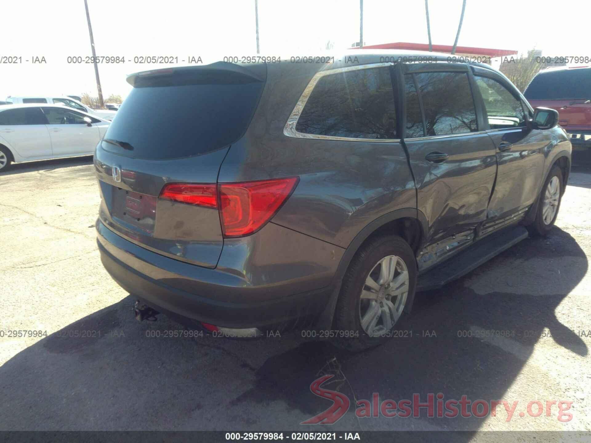 5FNYF5H16HB007947 2017 HONDA PILOT