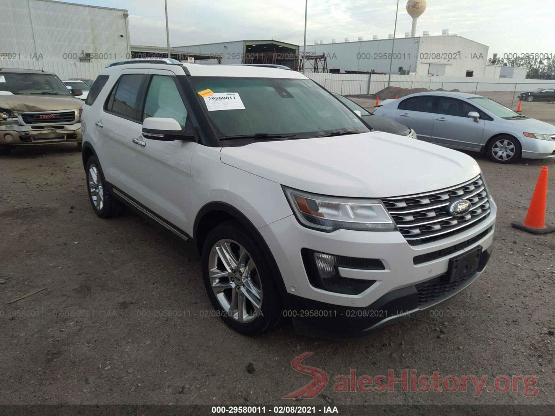 1FM5K7FH1GGA70156 2016 FORD EXPLORER