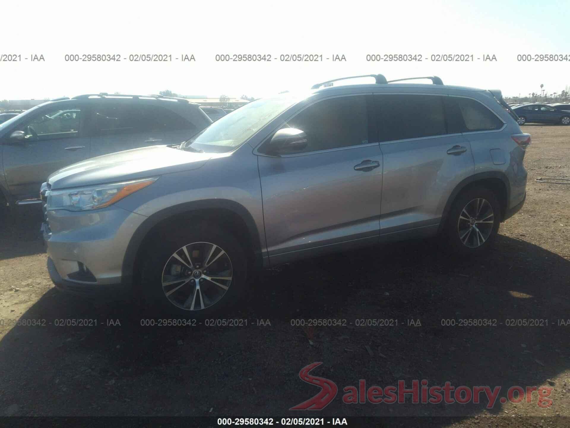 5TDKKRFH5GS178630 2016 TOYOTA HIGHLANDER