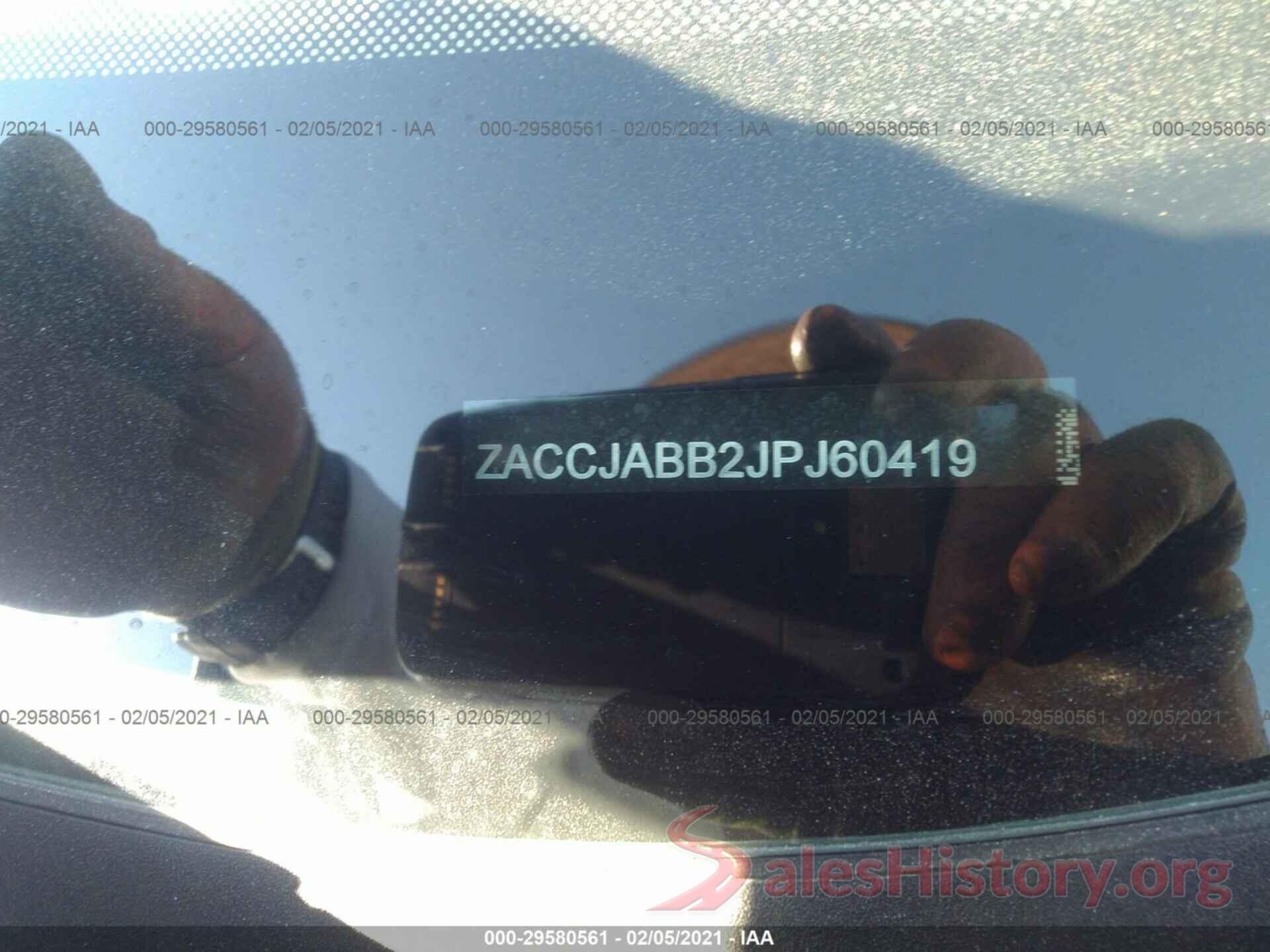 ZACCJABB2JPJ60419 2018 JEEP RENEGADE