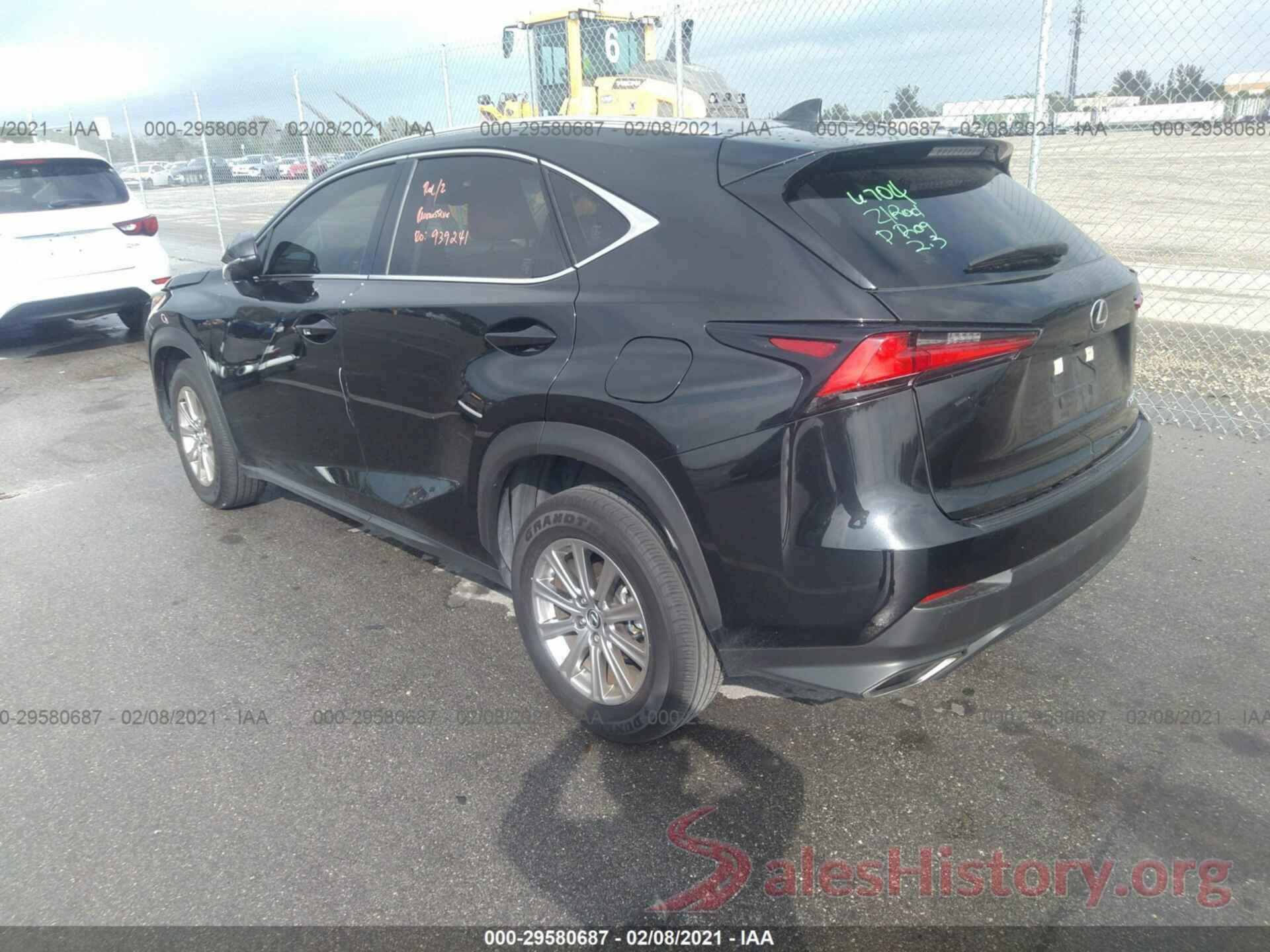 JTJAARBZXL5008208 2020 LEXUS NX