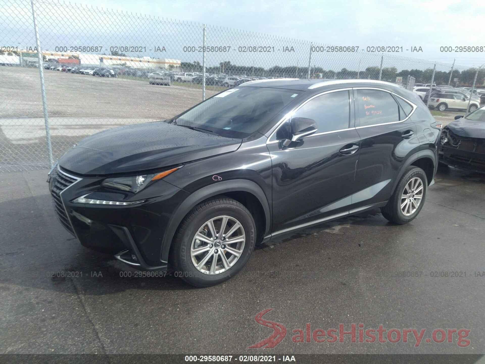 JTJAARBZXL5008208 2020 LEXUS NX