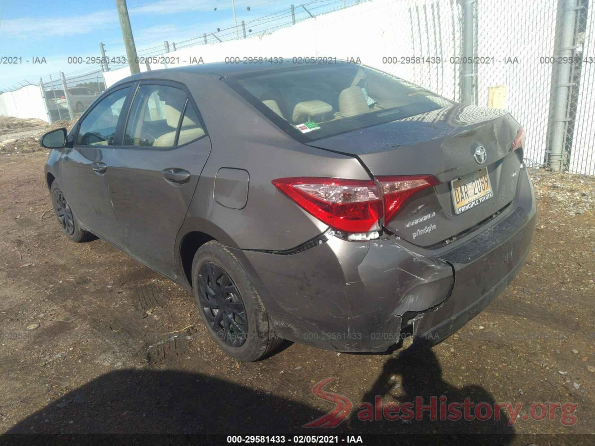 5YFBURHE6JP745201 2018 TOYOTA COROLLA