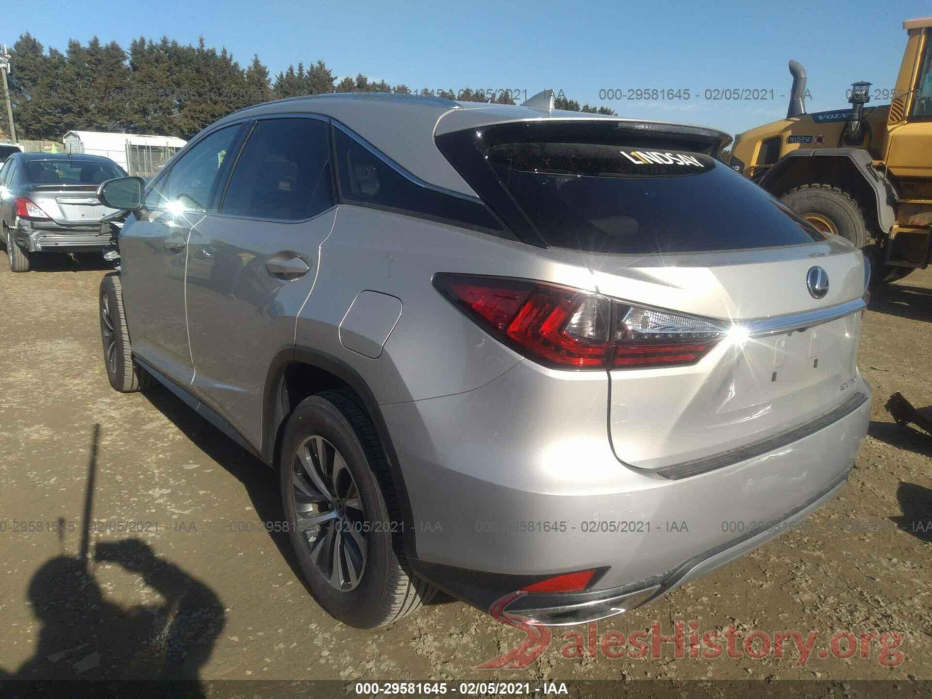 2T2HZMDA2LC231734 2020 LEXUS RX