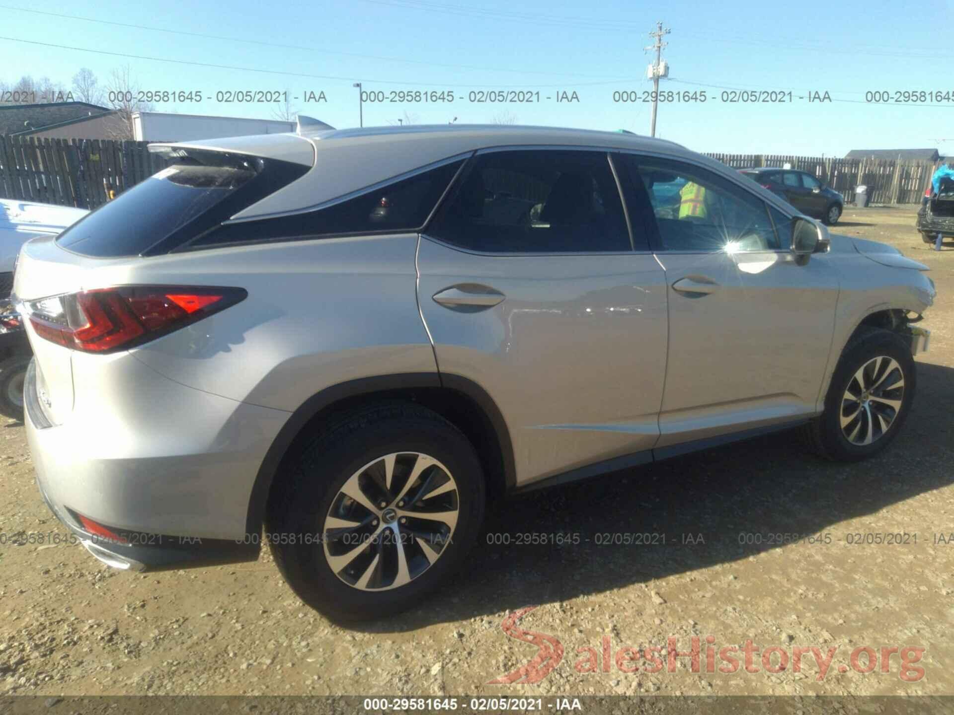 2T2HZMDA2LC231734 2020 LEXUS RX