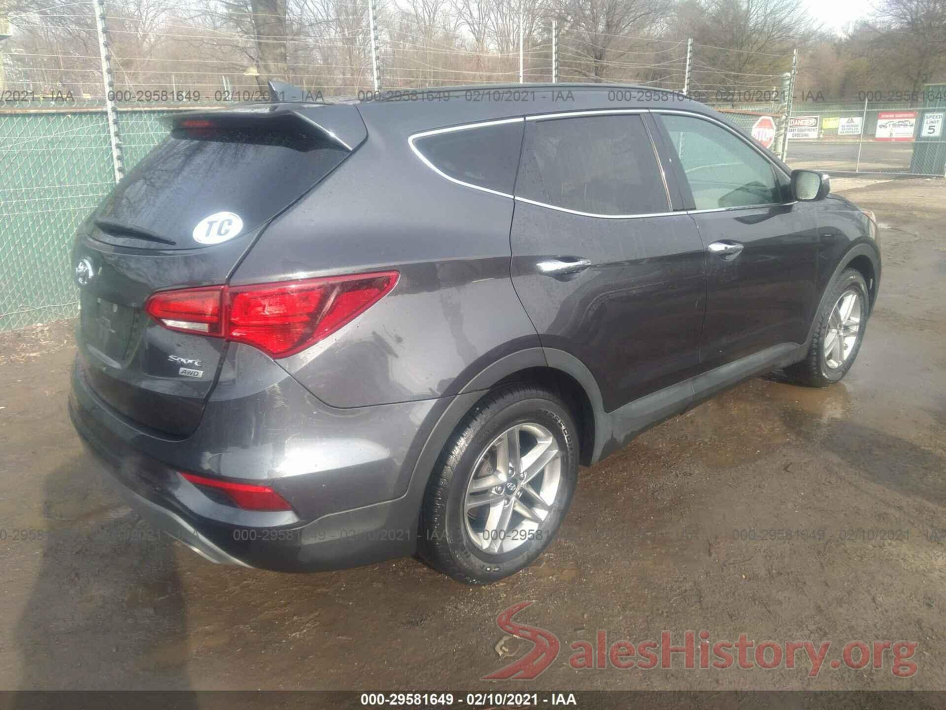 5XYZUDLBXJG525157 2018 HYUNDAI SANTA FE SPORT