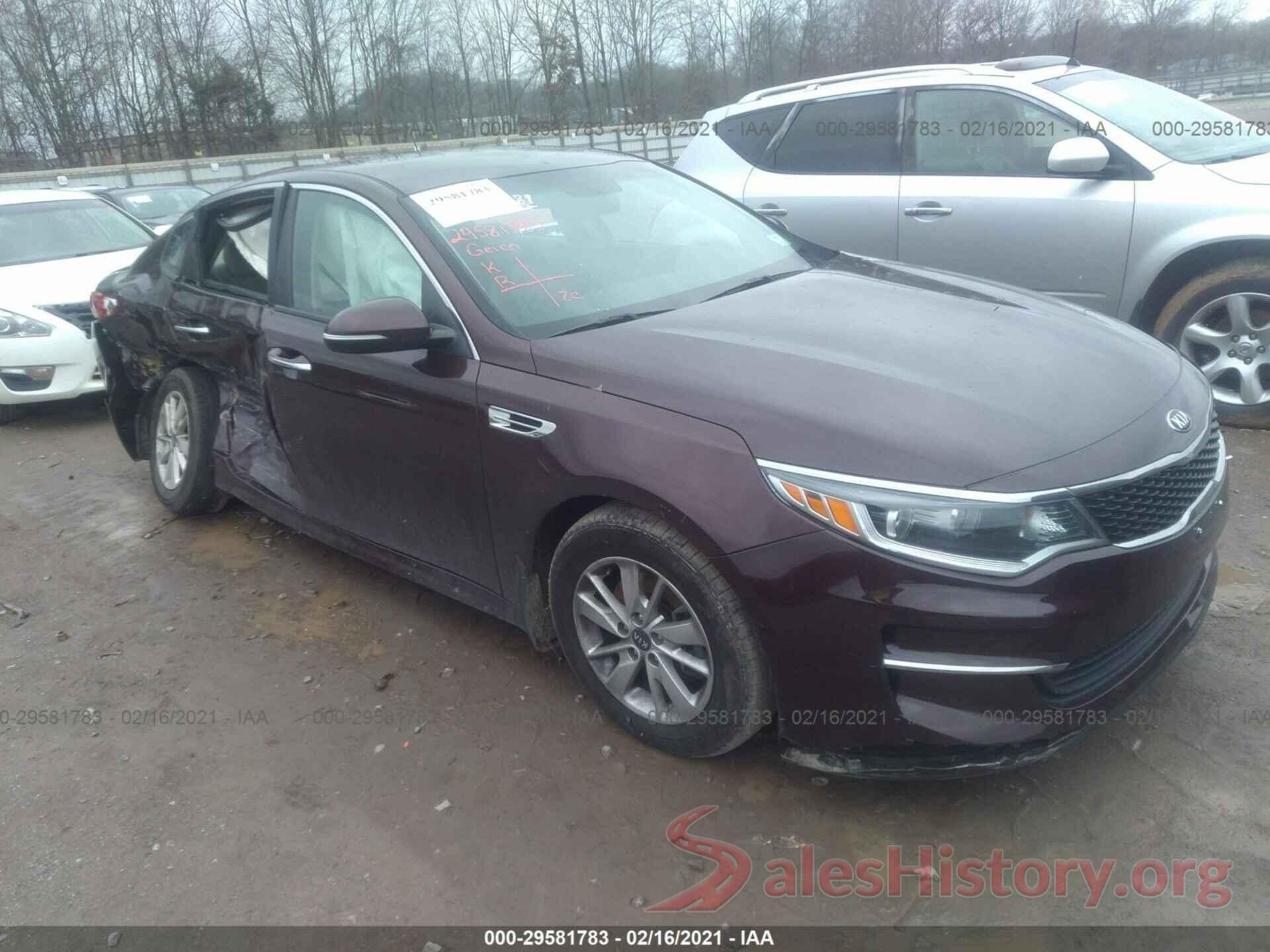 5XXGT4L36GG047898 2016 KIA OPTIMA