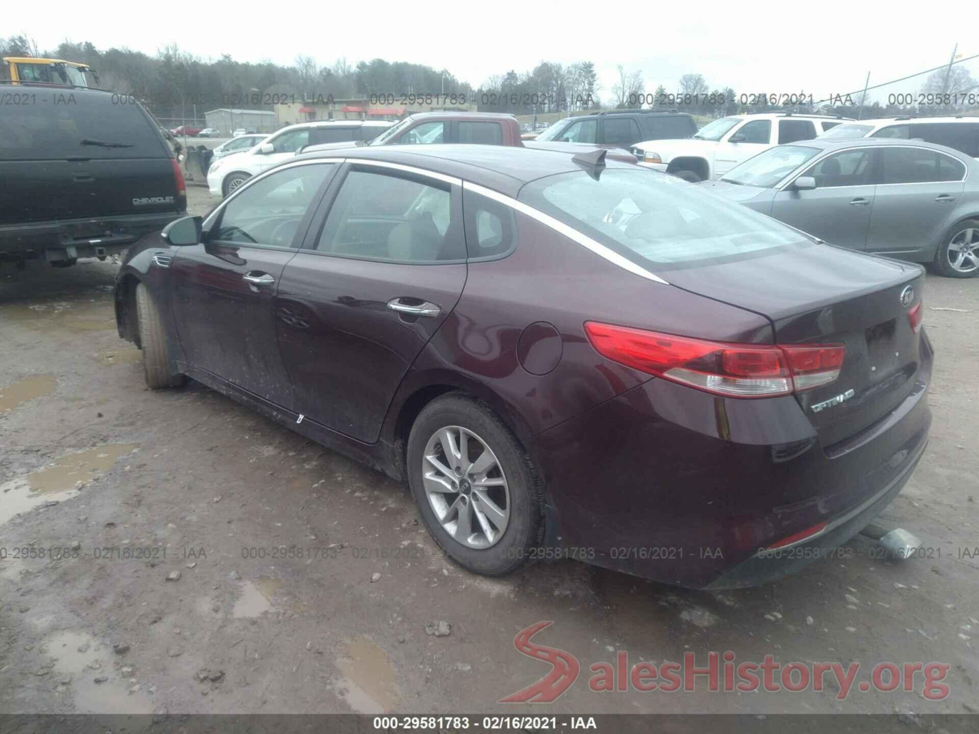 5XXGT4L36GG047898 2016 KIA OPTIMA