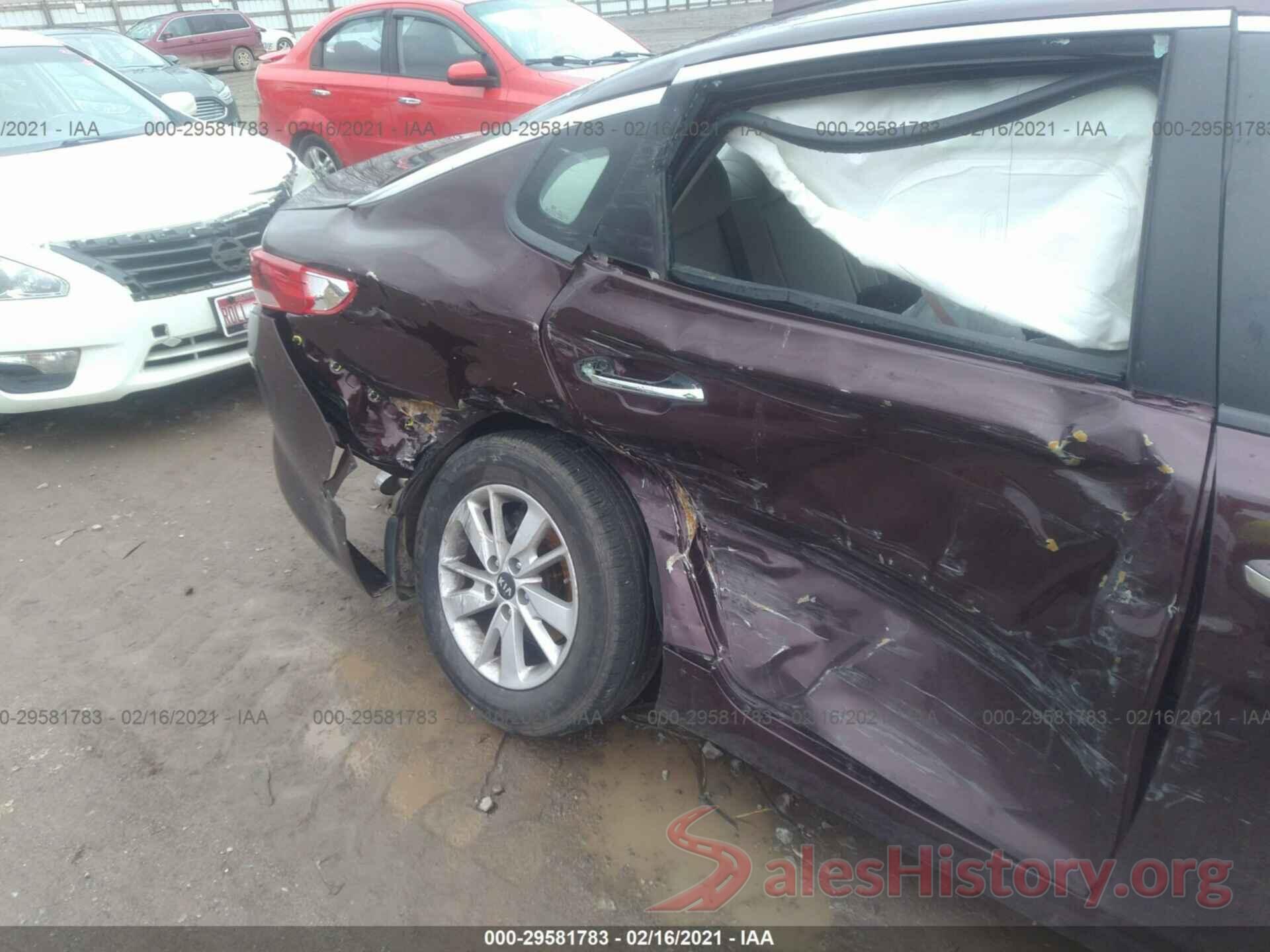 5XXGT4L36GG047898 2016 KIA OPTIMA