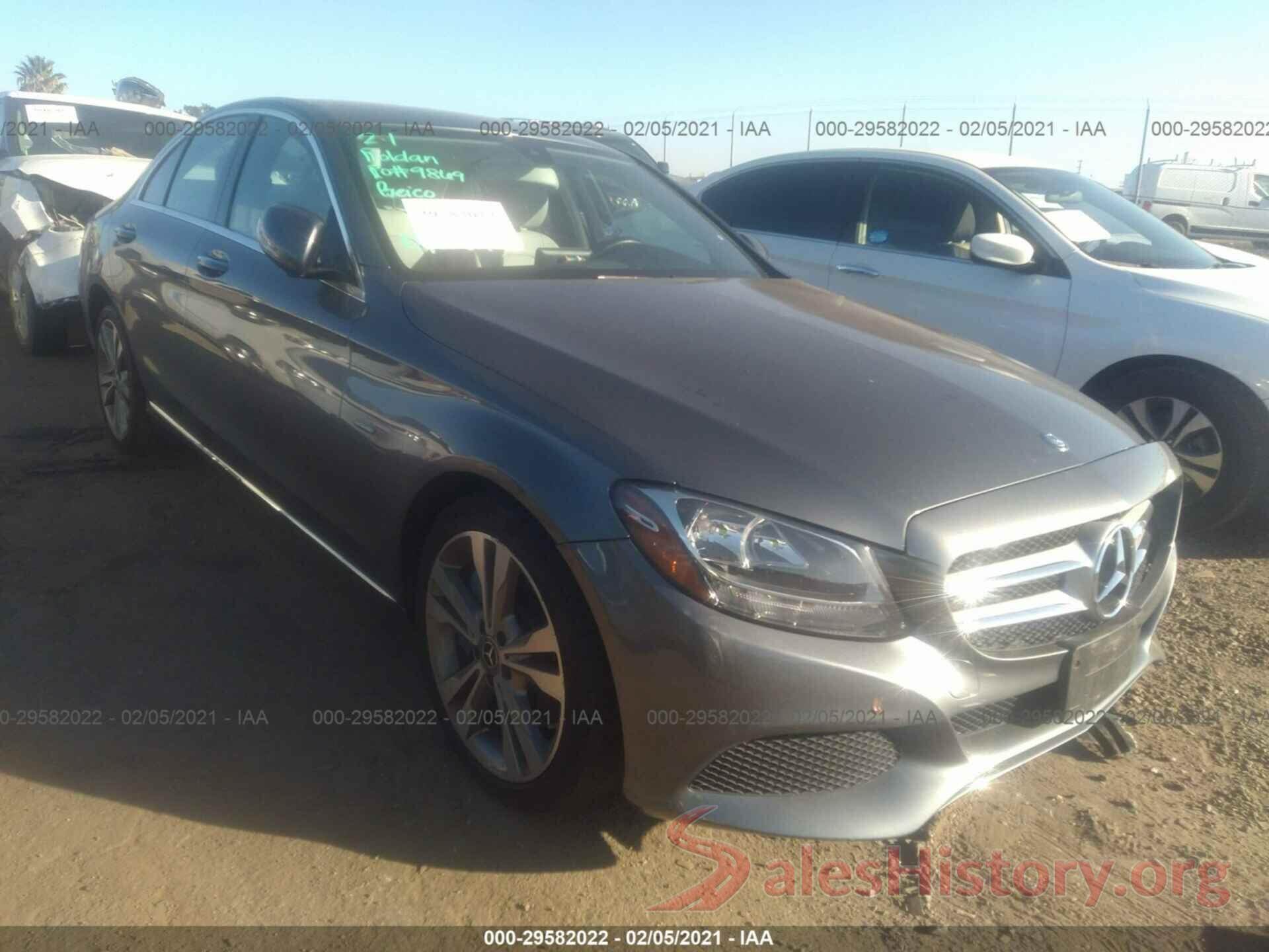 55SWF4HBXHU220134 2017 MERCEDES-BENZ C-CLASS