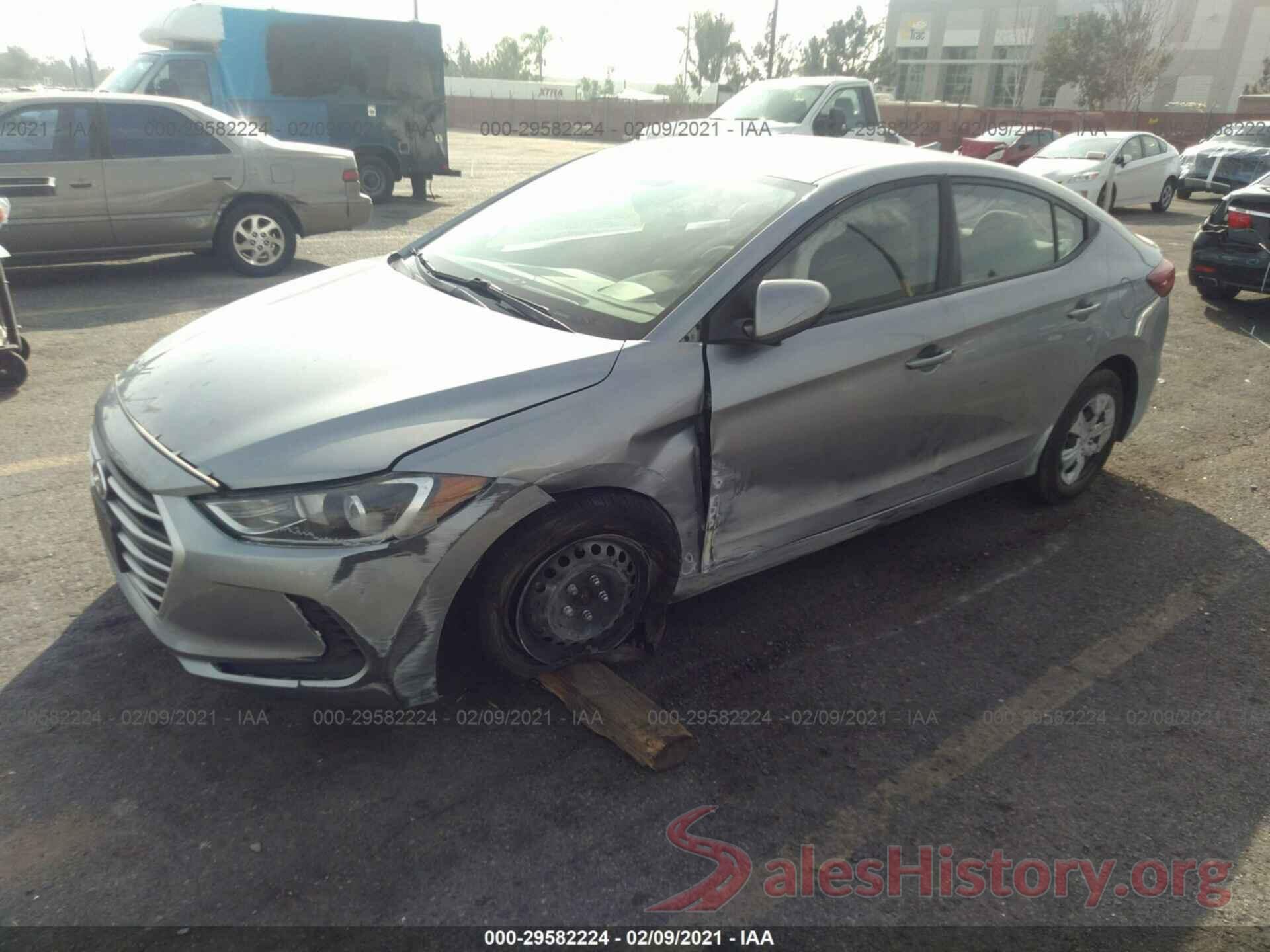 5NPD74LF2HH166216 2017 HYUNDAI ELANTRA