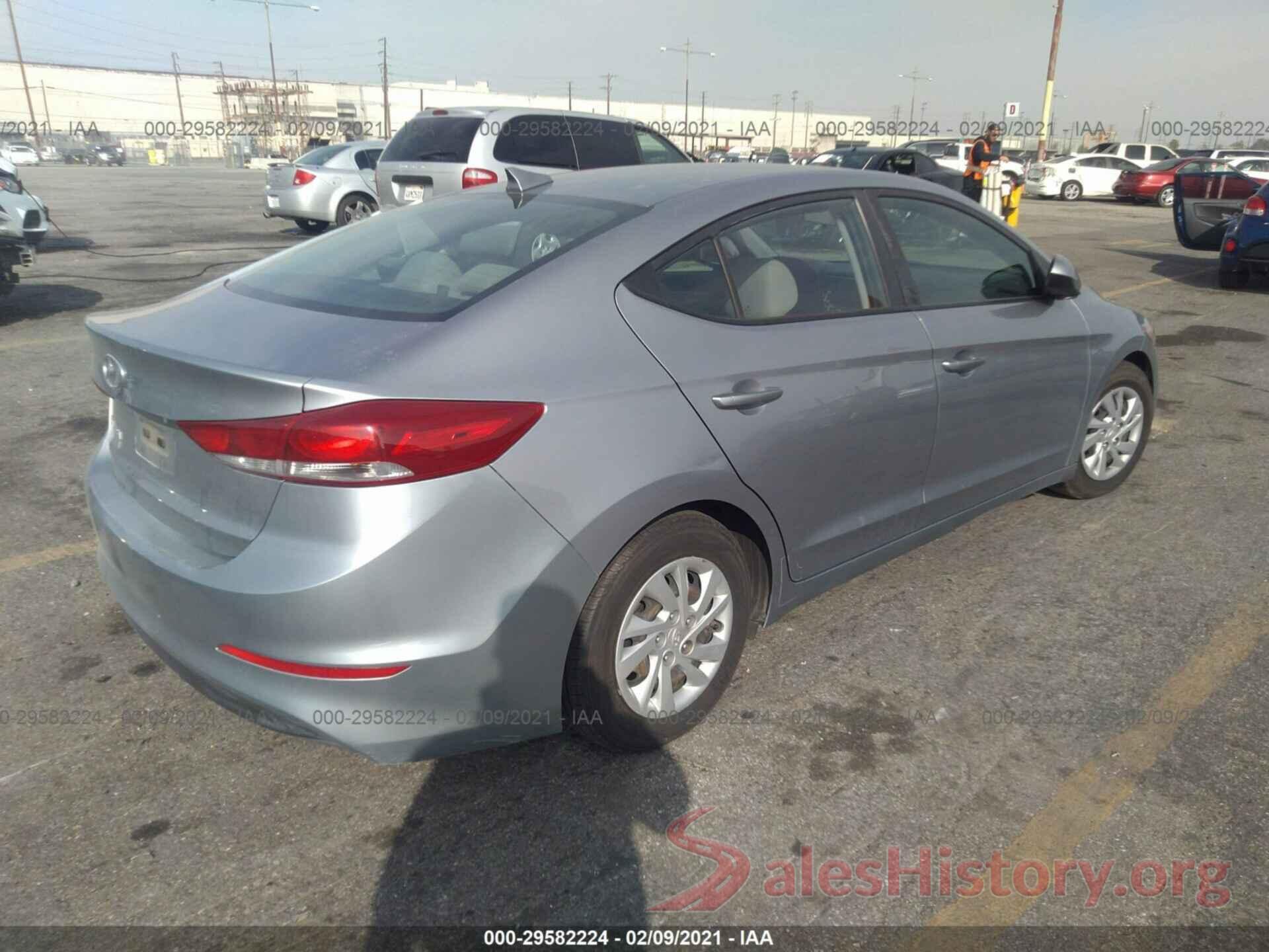 5NPD74LF2HH166216 2017 HYUNDAI ELANTRA