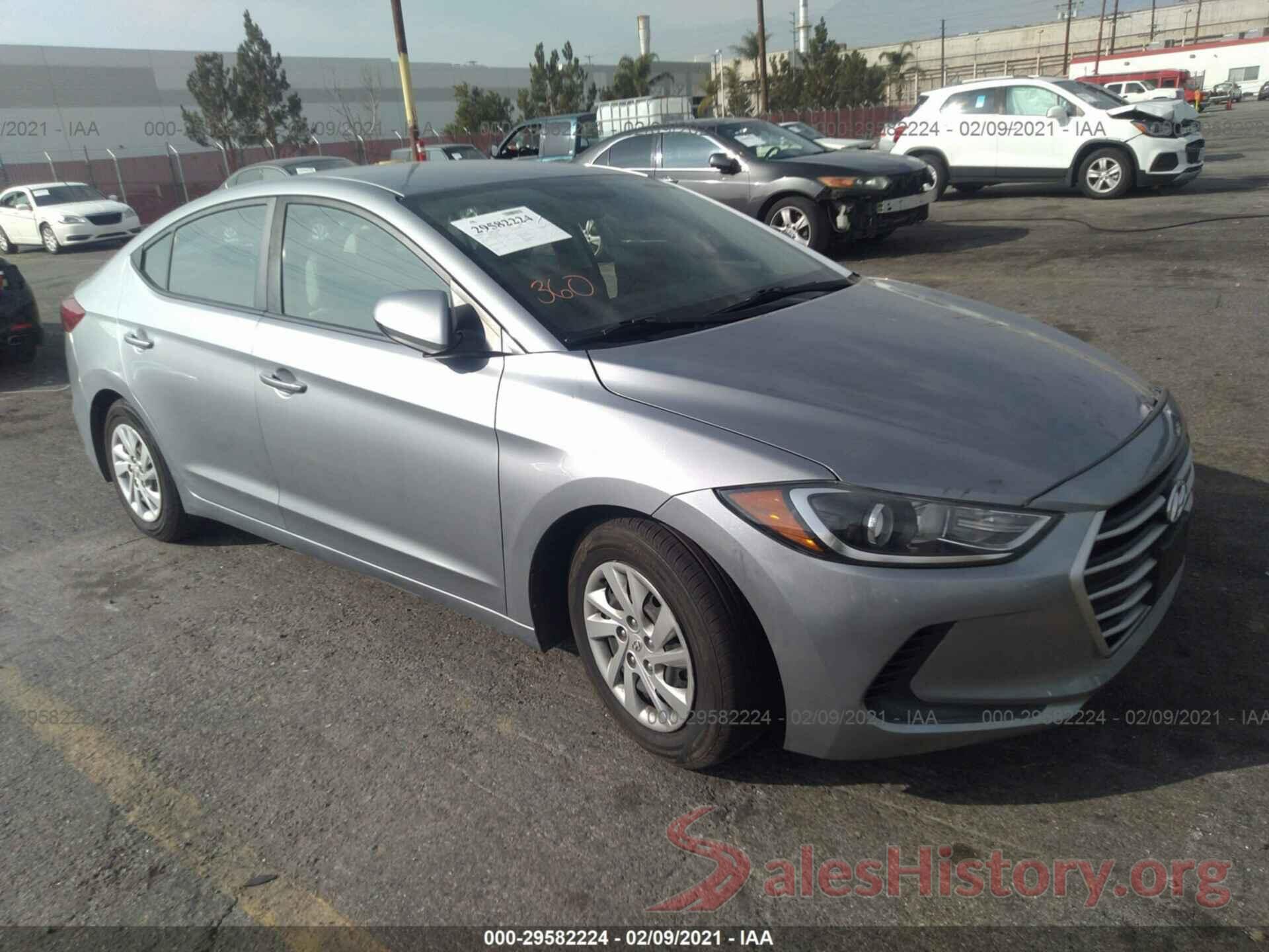 5NPD74LF2HH166216 2017 HYUNDAI ELANTRA