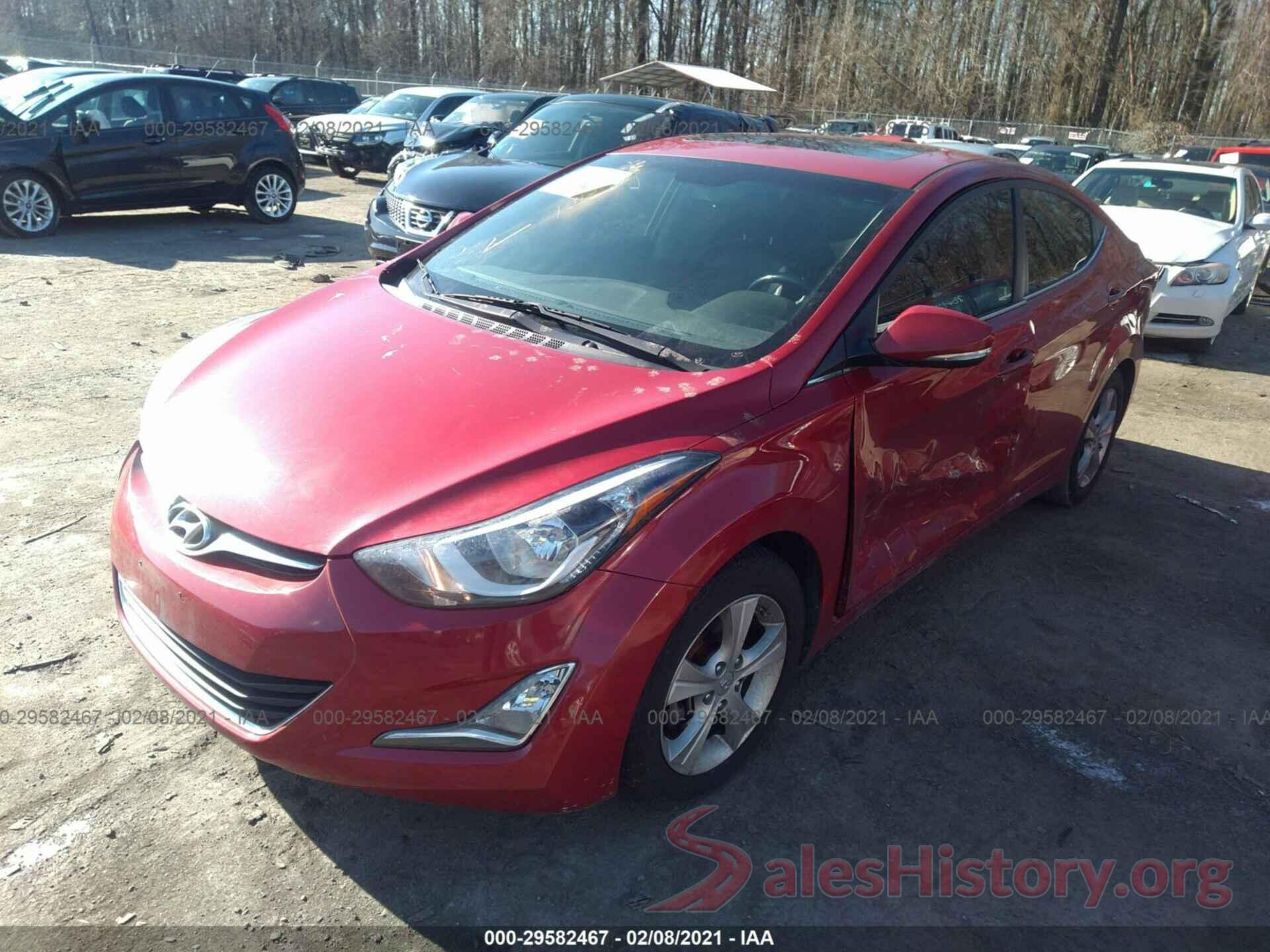 KMHDH4AE3GU555003 2016 HYUNDAI ELANTRA