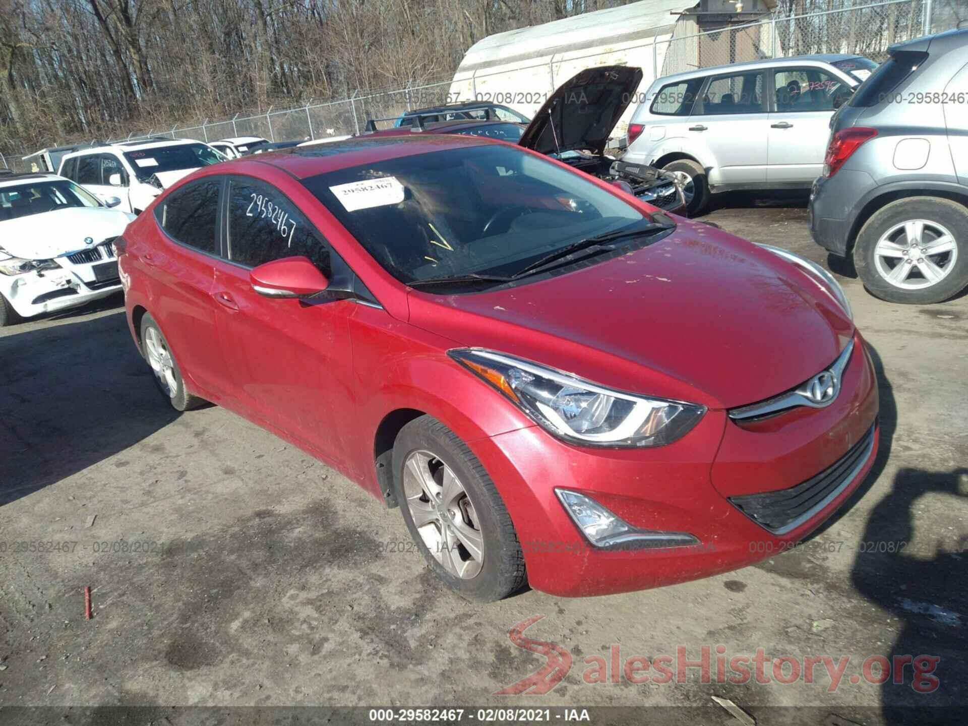 KMHDH4AE3GU555003 2016 HYUNDAI ELANTRA